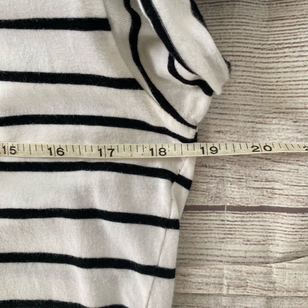H&M H&M divided women S scoopneck short sleeve long length strip Size S / US 4 / IT 40 - 8 Thumbnail