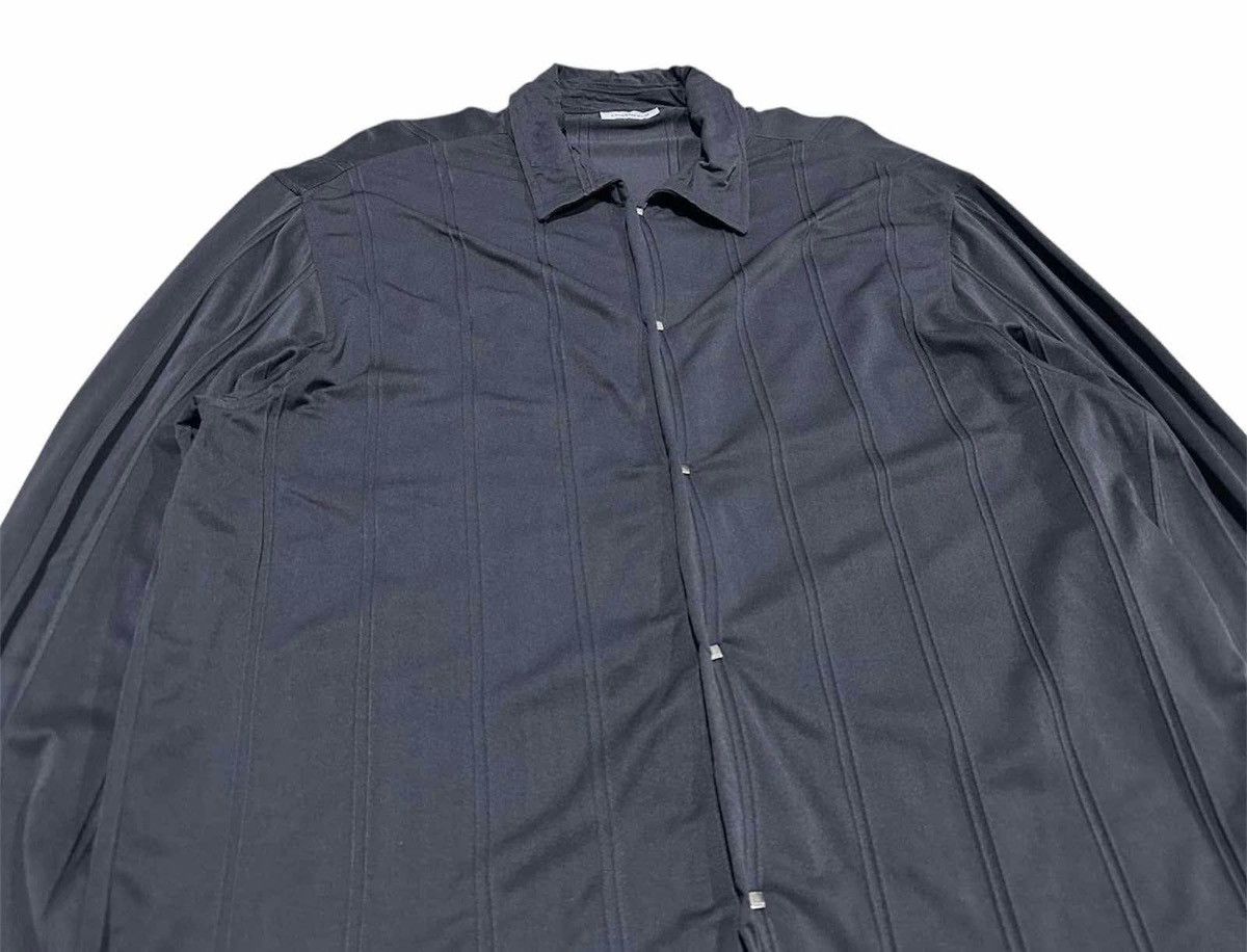 Karl Lagerfeld 🔥Vintage Lagerfeld Over Shirt Striped Snap Button See-thru Size US XL / EU 56 / 4 - 2 Thumbnail