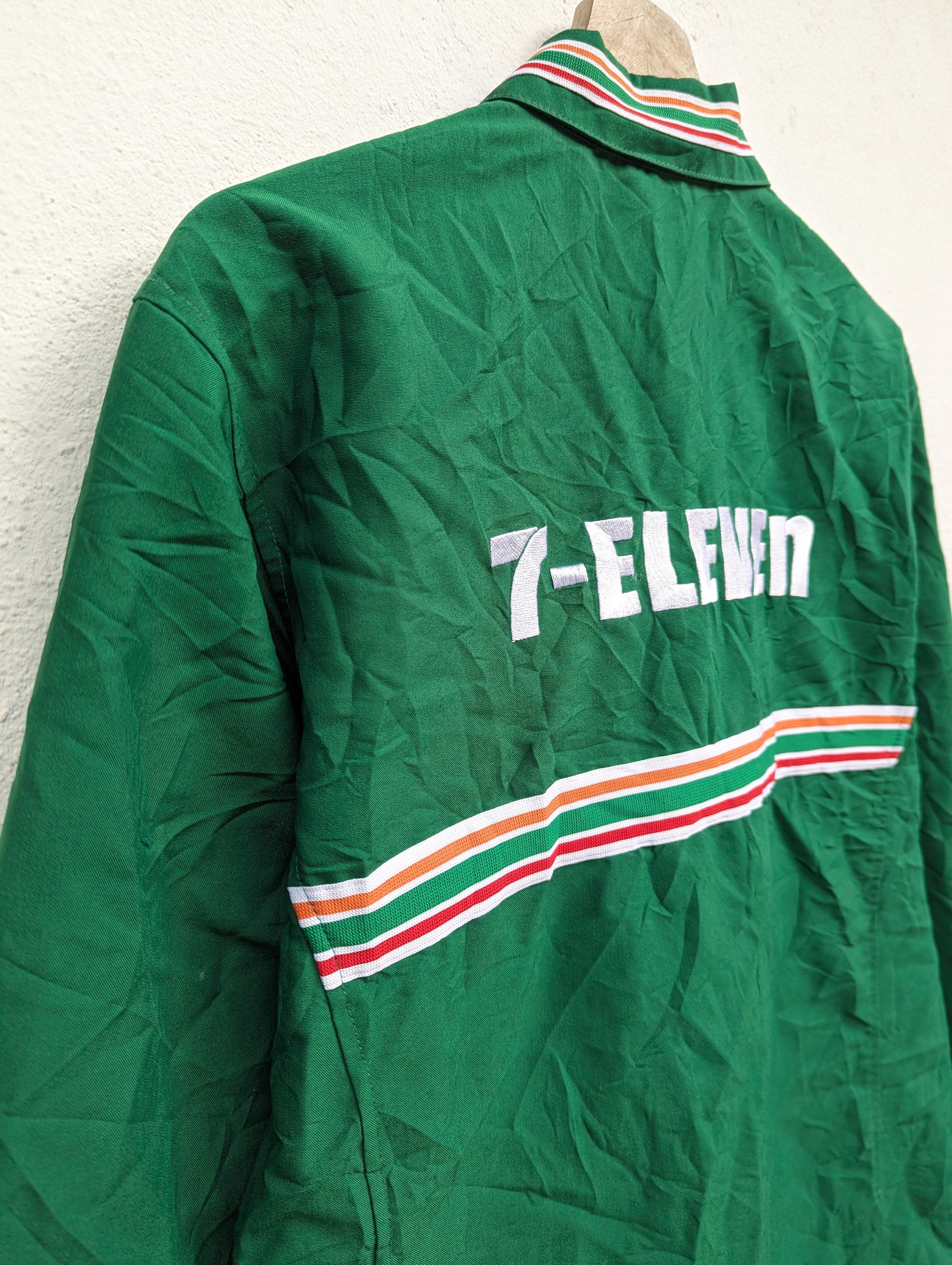 Vintage 7 ELEVEN FULL ZIPPER JACKET Size US L / EU 52-54 / 3 - 7 Thumbnail