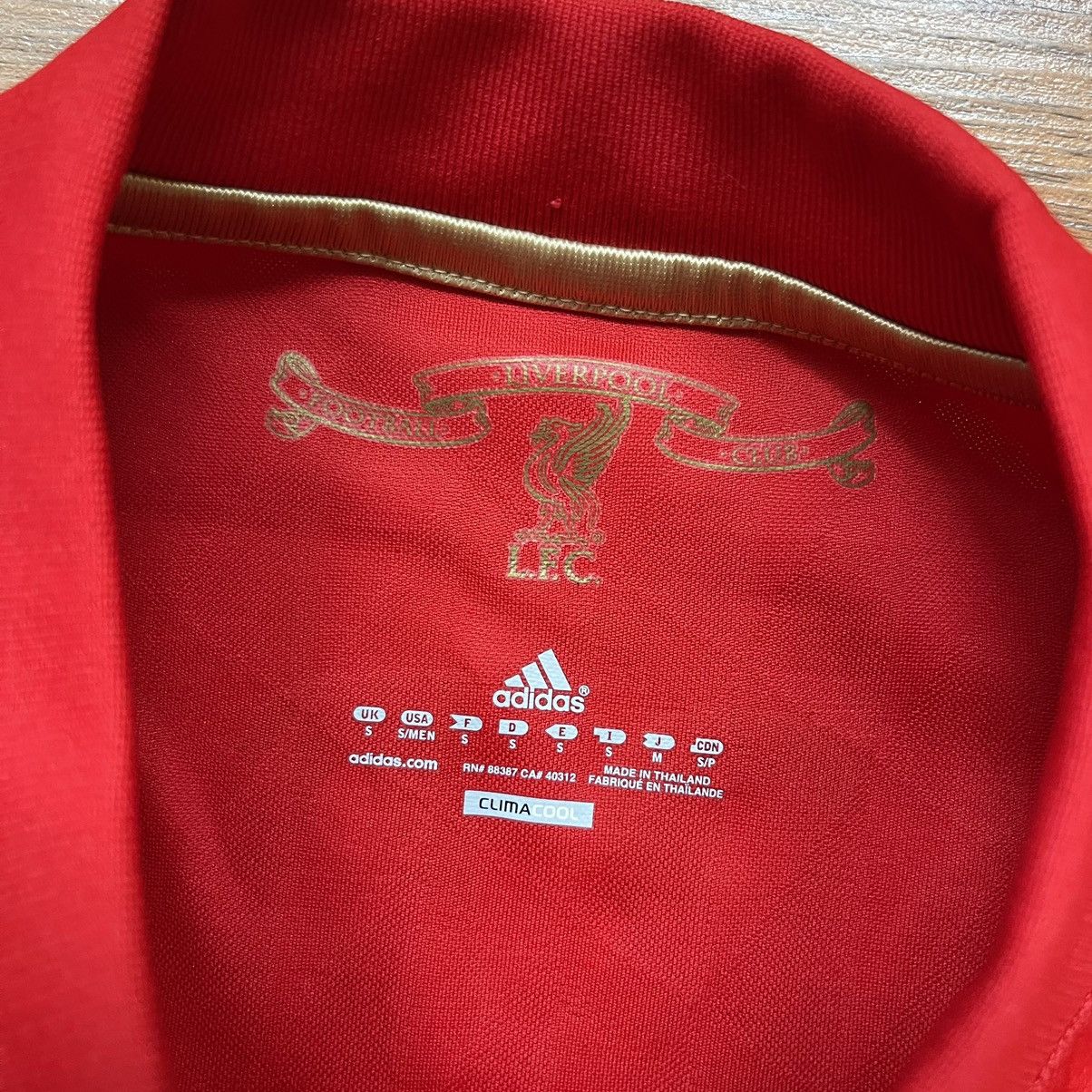 Adidas LIVERPOOL ADIDAS 2010/2012 FOOTBALL HOME JERSEY #9 TORRES Size US S / EU 44-46 / 1 - 7 Thumbnail