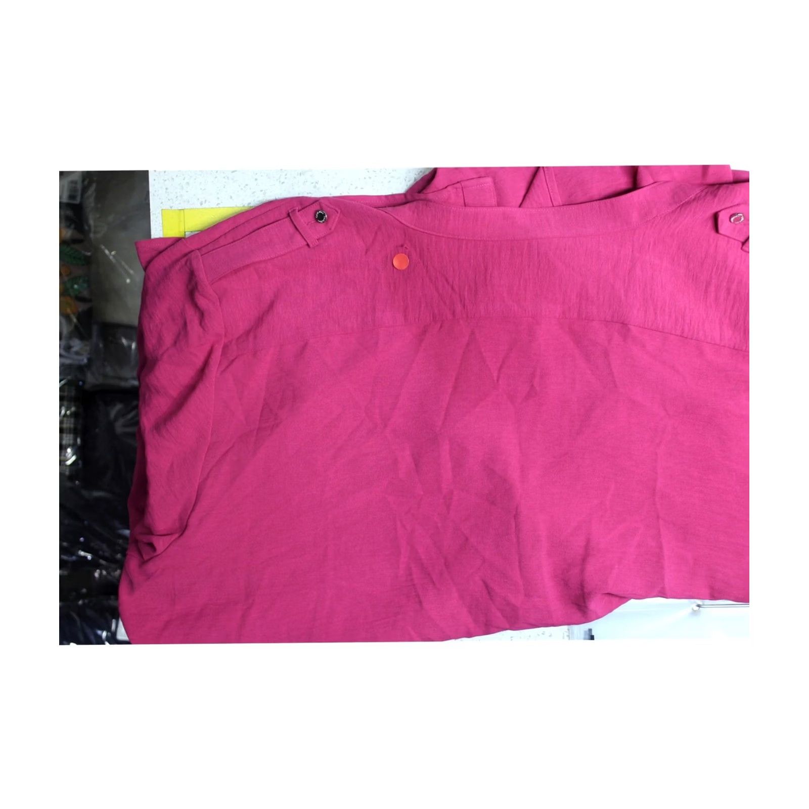 Calvin Klein Calvin Klein Womens Button Up Shirt brghtpink Plus Size 3X Size XXL / US 16-18 / IT 52-54 - 2 Thumbnail