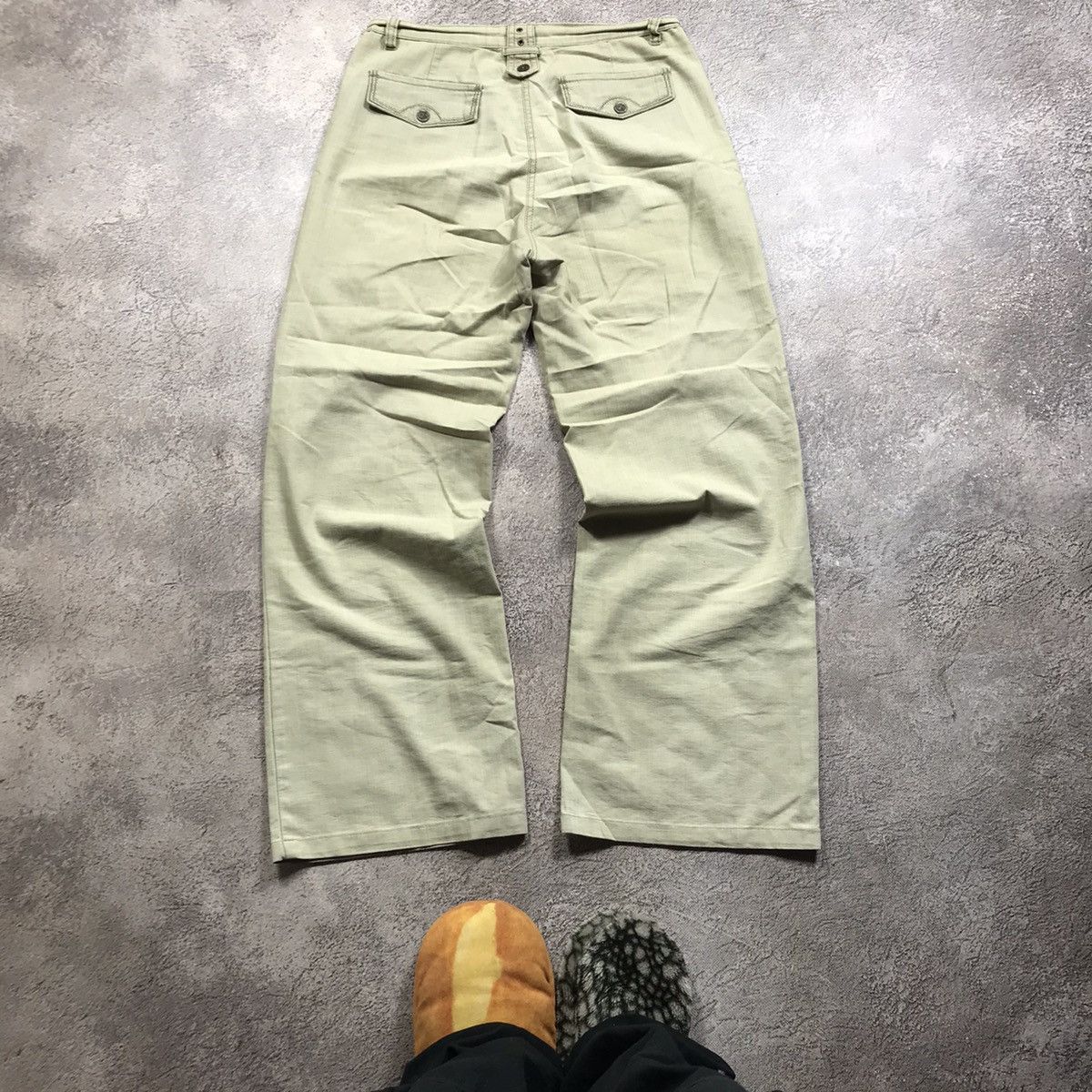 Vintage Y2K Baggy Distressed Cargo Pants Tactical Streetwear Logo 30 Size 30" / US 8 / IT 44 - 4 Thumbnail