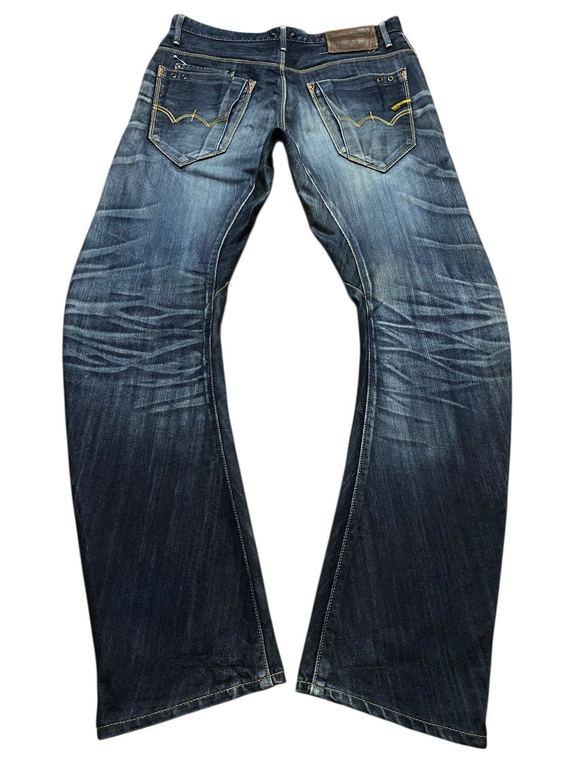 Edwin Vintage Edwin XV Funtion Curve Leg Loose Jeans Size US 33 - 2 Thumbnail