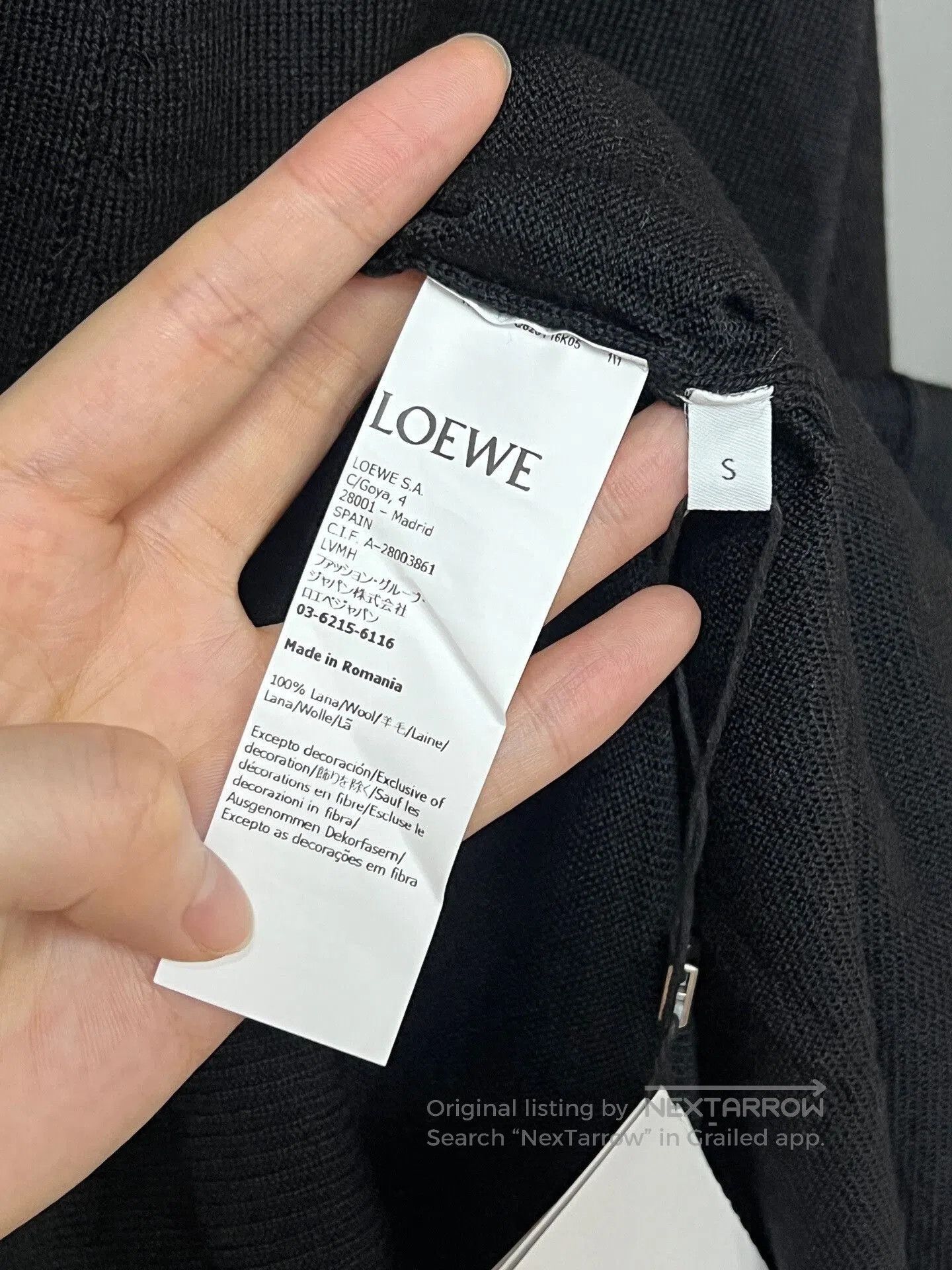 Loewe Loewe Blue Logo Cardigan Size S. Size US S / EU 44-46 / 1 - 5 Thumbnail