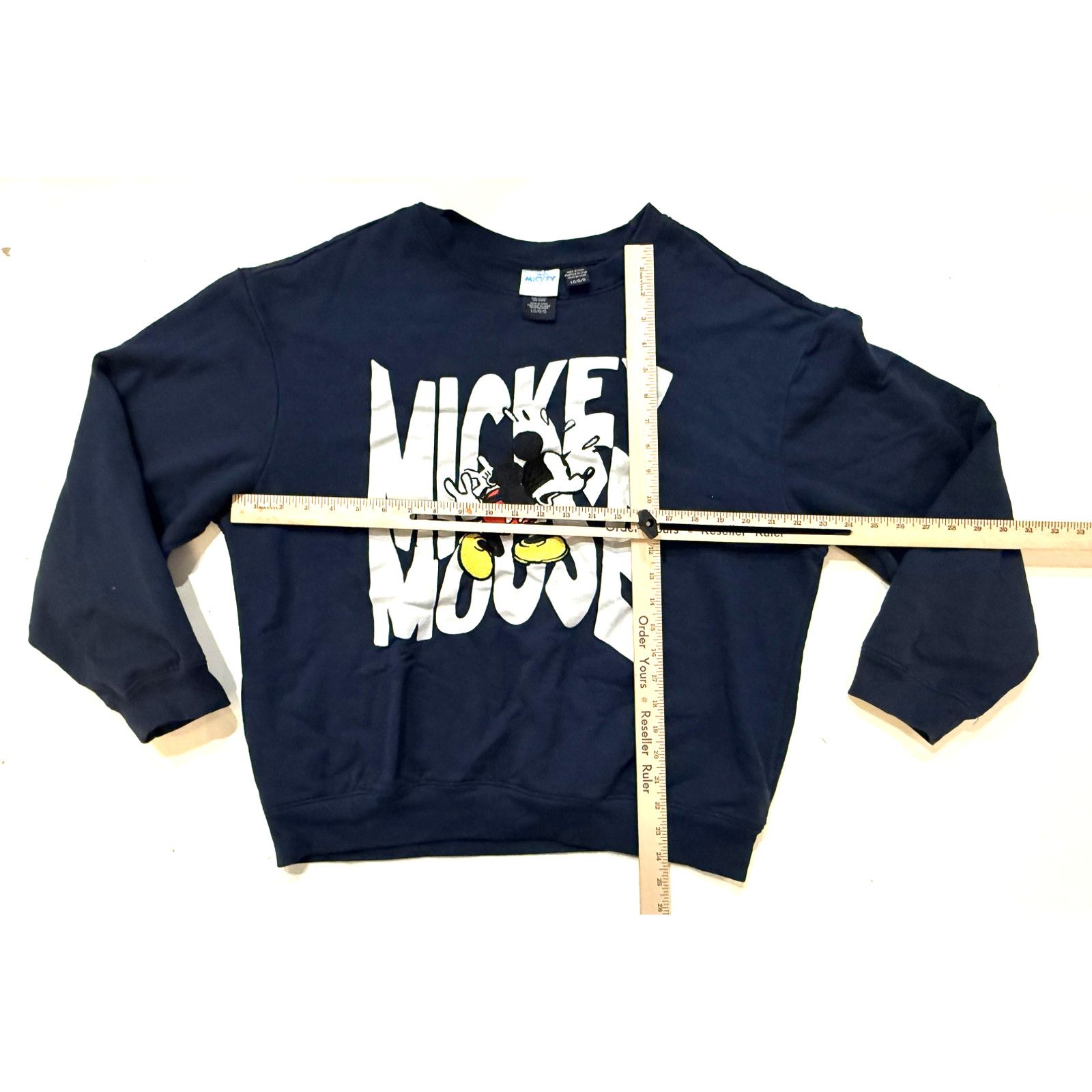 Disney Vintage Disney Mickey Mouse Sweatshirt LG Y2K Embroidered Size US L / EU 52-54 / 3 - 5 Thumbnail