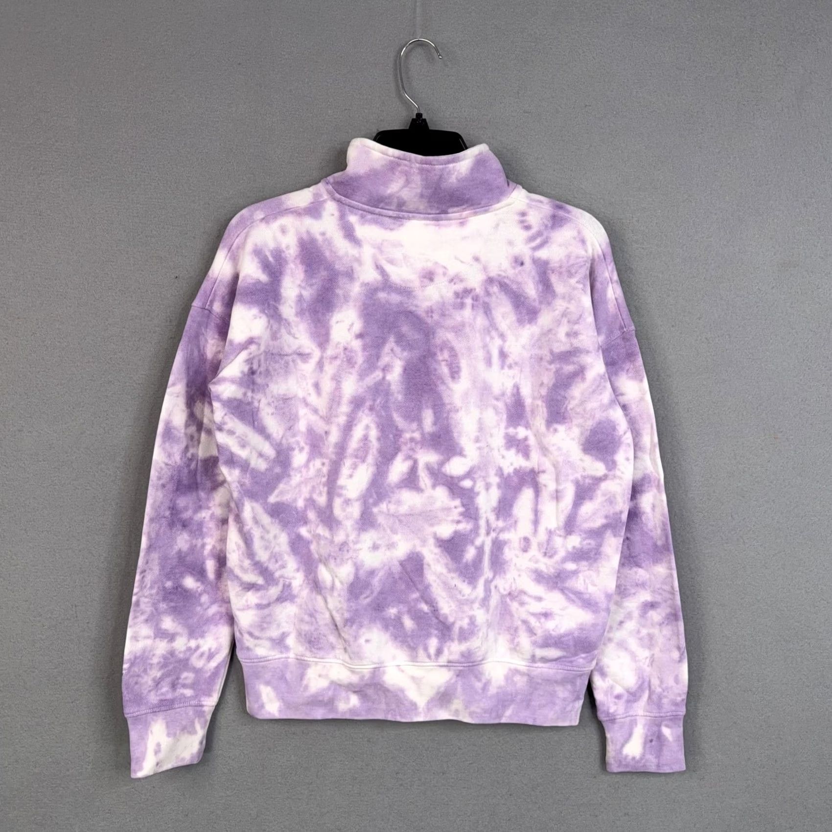 Vintage GEAR FOR SPORTS Laguna Beach Sweatshirt Womens Small Purple Tie Dye 1/4 Zip NWT California Cali Batik Fleece Pullover Shirt Womens SS0 Size S / US 4 / IT 40 - 5 Thumbnail