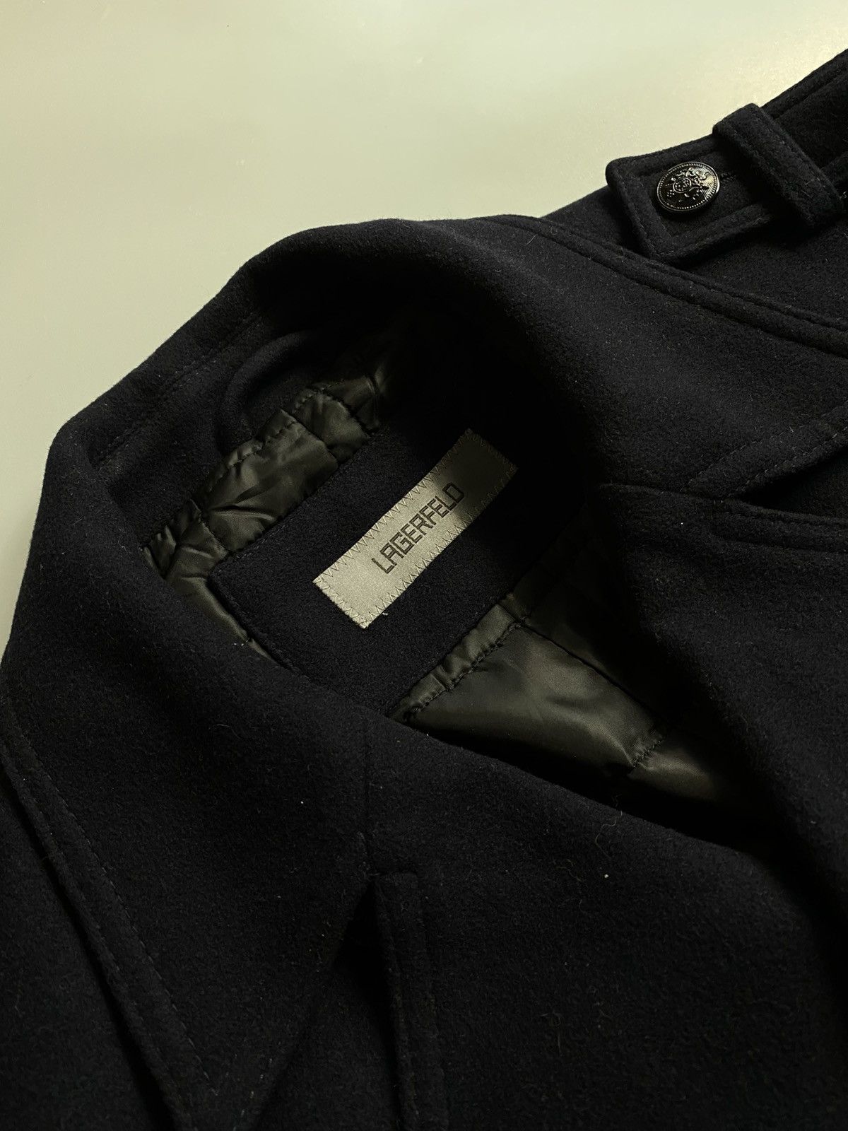 Karl Lagerfeld Lagerfeld vintage double-breasted trench coat Size US L / EU 52-54 / 3 - 6 Thumbnail