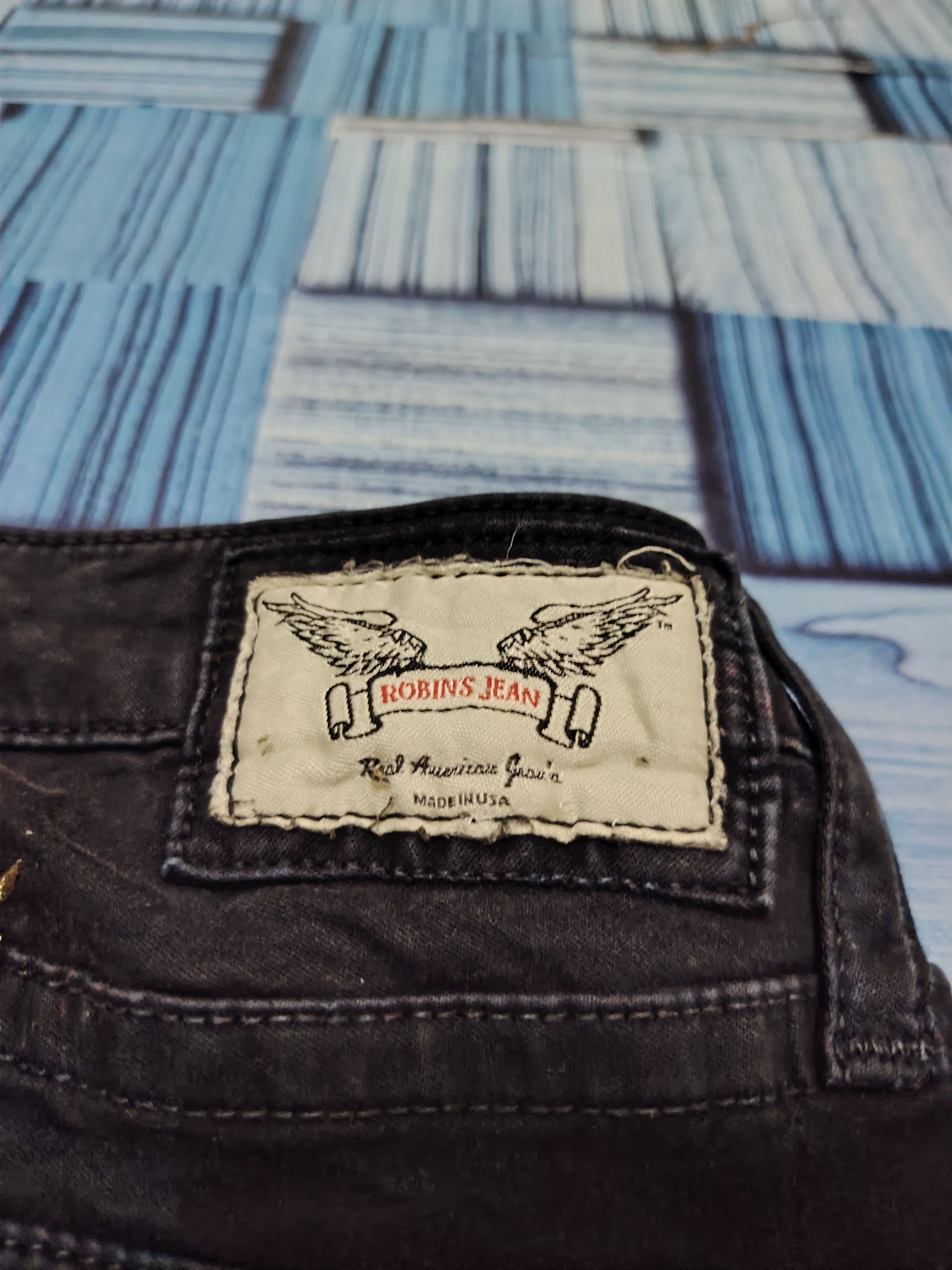 Robins Jeans Robin Jeans Embroidered back Wings Bead Stretch Skinny Pants Size US 30 / EU 46 - 16 Thumbnail