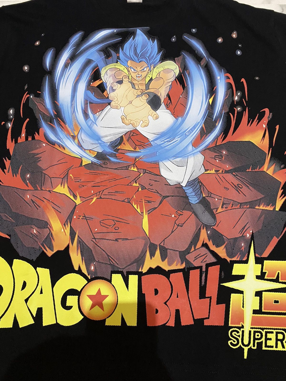 Japanese Brand 🔥RARE🔥 Dragon Ball Z Gogeta Goku Vegeta boot tee anima movie Size US L / EU 52-54 / 3 - 4 Thumbnail
