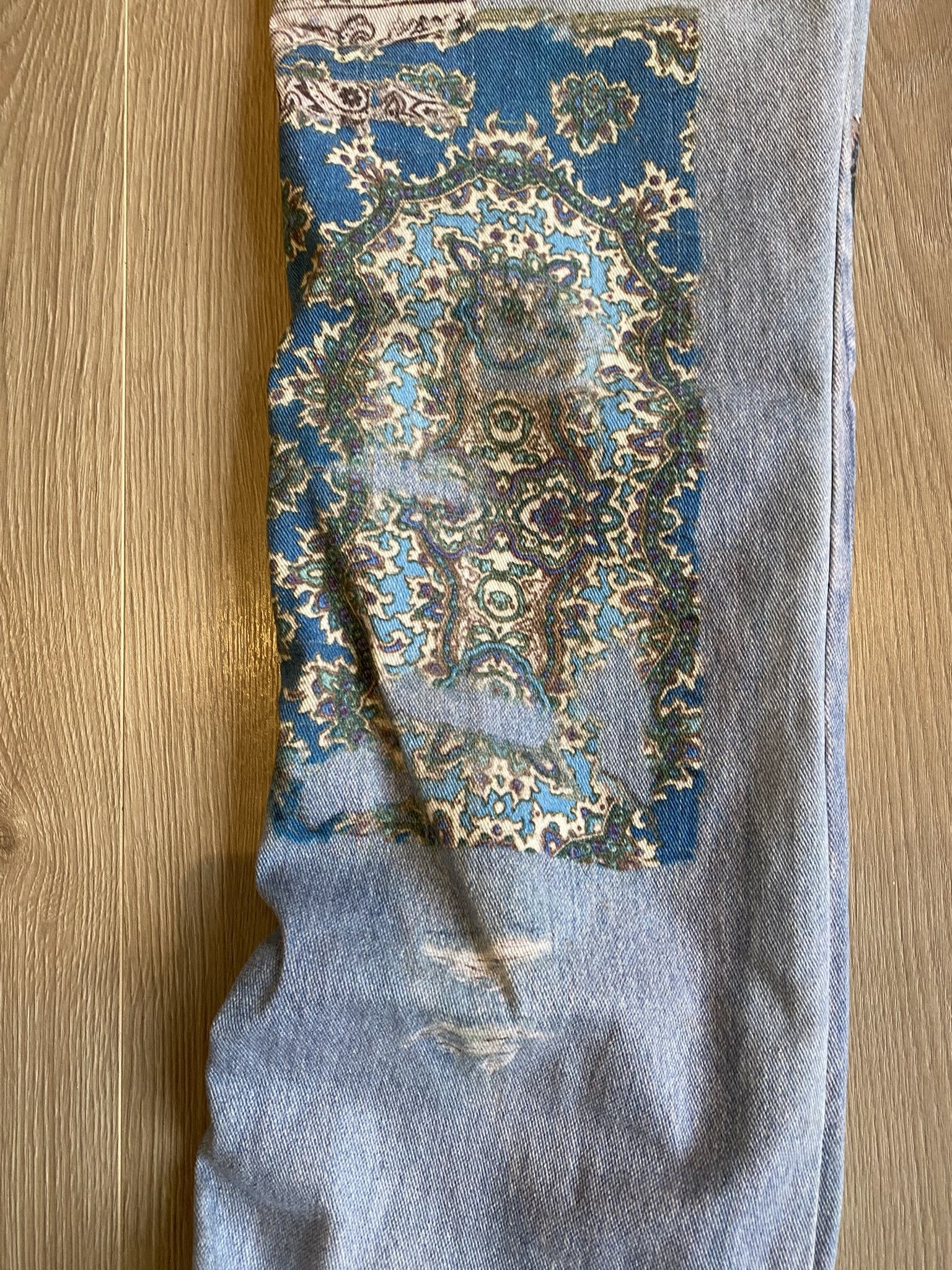 (di)vision × Acne Studios $385 - 31 - Trompe L'oeil Print Jeans Size US 31 - 20 Thumbnail