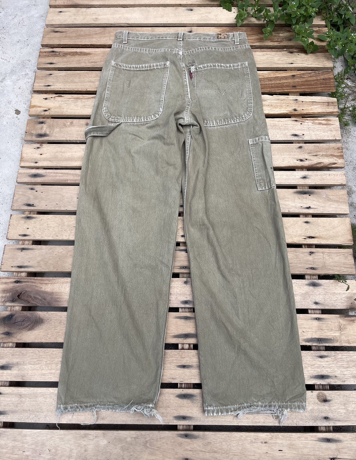 Levi's Vintage 90s Levis Carpenter Pants Size US 32 / EU 48 - 2 Thumbnail