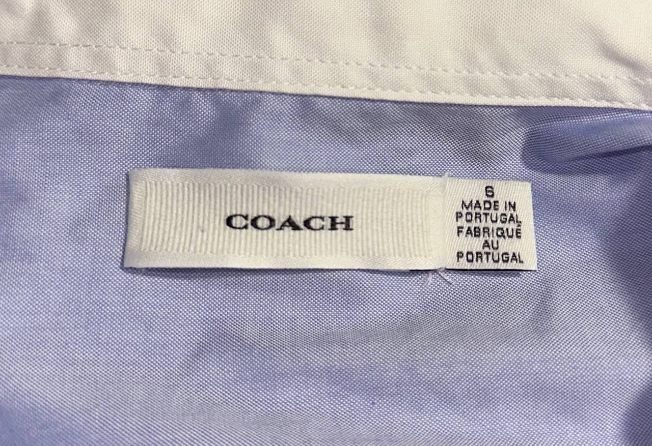 Coach COACH shirt buttons up women classic luxury dress shirt Size S / US 4 / IT 40 - 8 Thumbnail