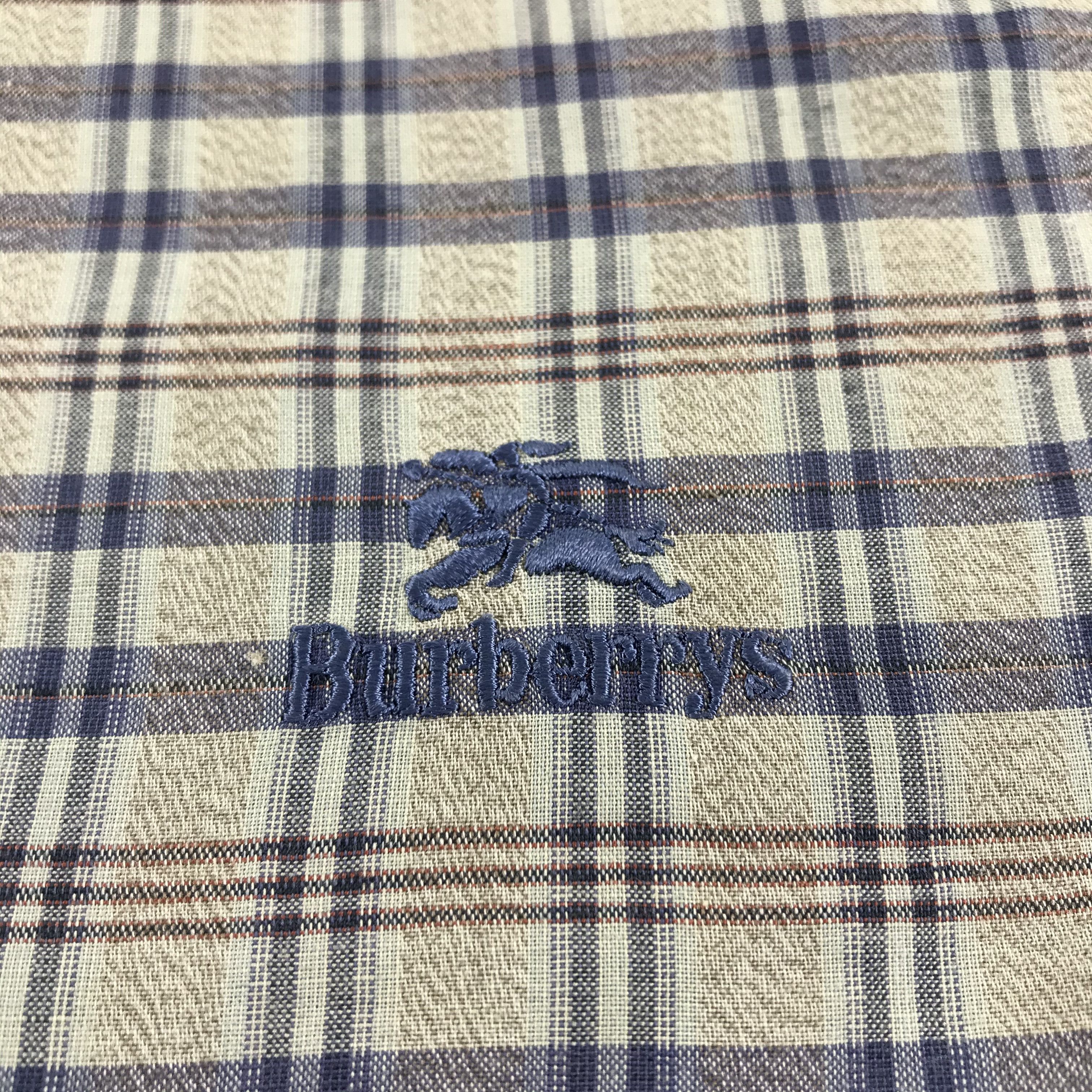 Burberry Burberrys Tartan Handkerchief Neckerchief Bandana H179 Size ONE SIZE - 4 Thumbnail