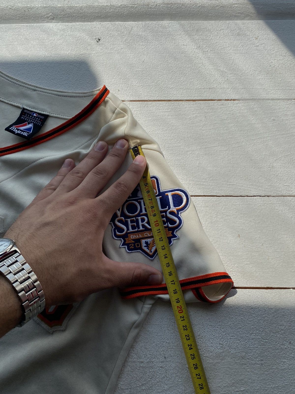 Majestic 2010 Giants World Series Jersey Womens medium
