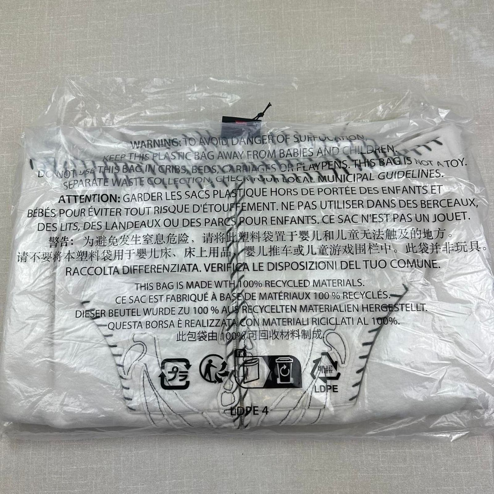 Supreme 🖤 Supreme x Yohji Yamamoto Zip Up "White" XXL Size US XXL / EU 58 / 5 - 4 Thumbnail