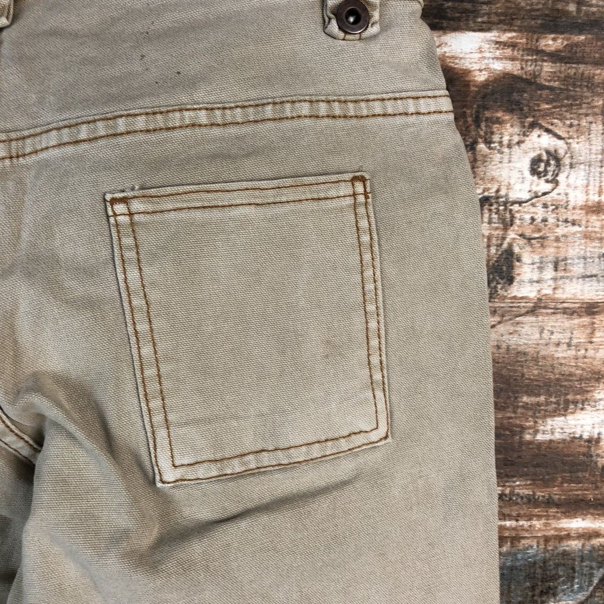 Japanese Brand Ru Jeans Brown Cargo Multipocket Pants #A2527 Size 27" / US 4 / IT 40 - 19 Thumbnail