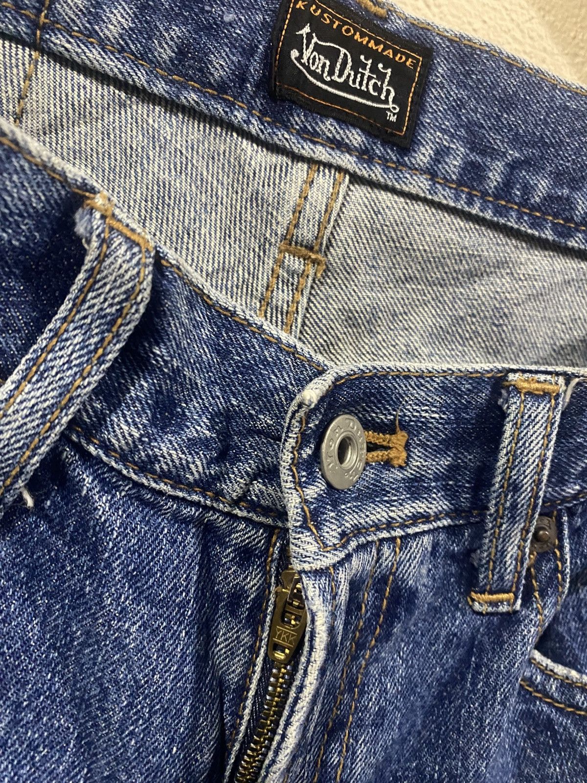 Von Dutch Von Dutch 2000s Patch Distressed Design Denim Size US 30 / EU 46 - 13 Thumbnail