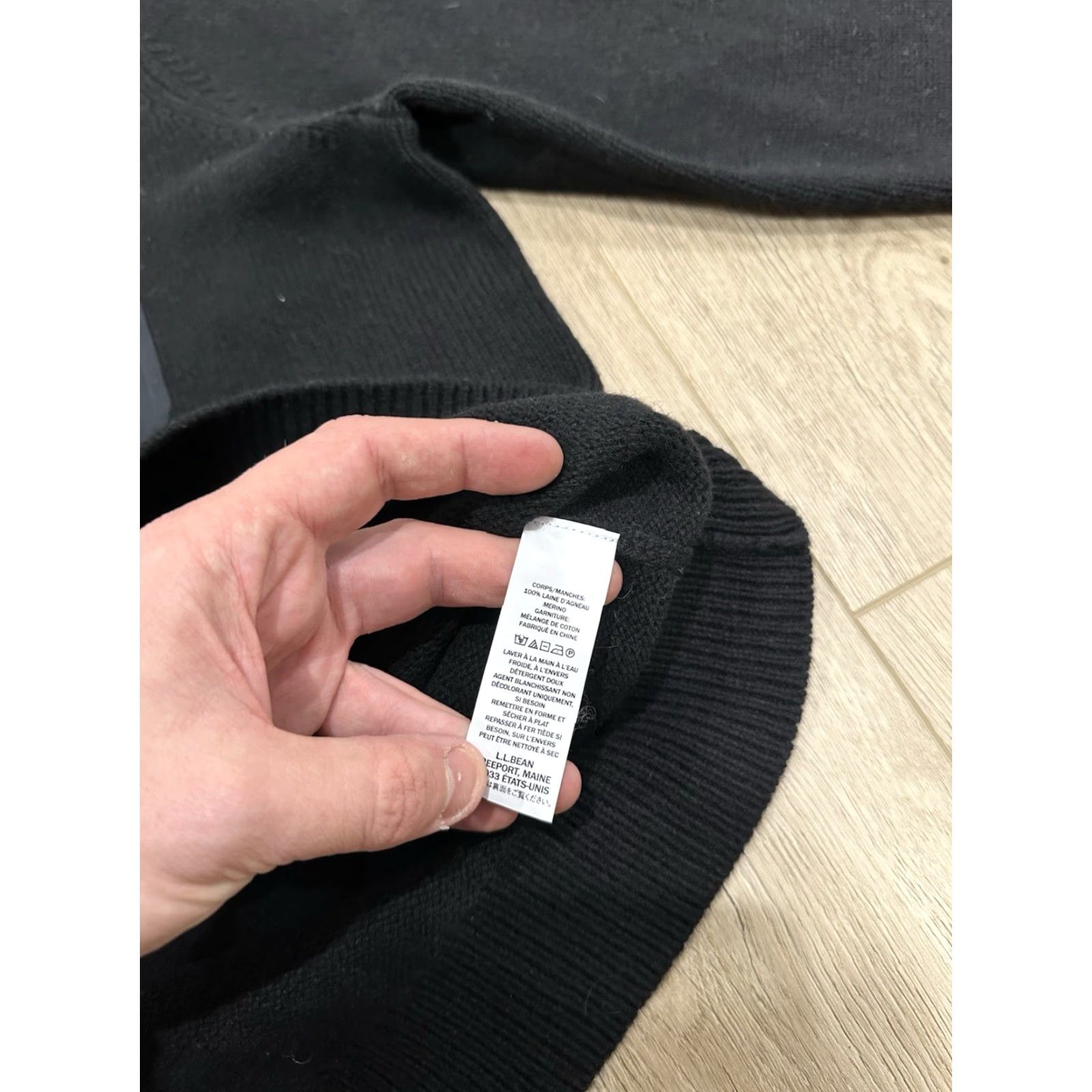 Vintage NWT LL Bean Maine Guide Sweater Mens Size XXL Merino Lambswool Black Pullover 2XL NWT Size US XXL / EU 58 / 5 - 7 Thumbnail