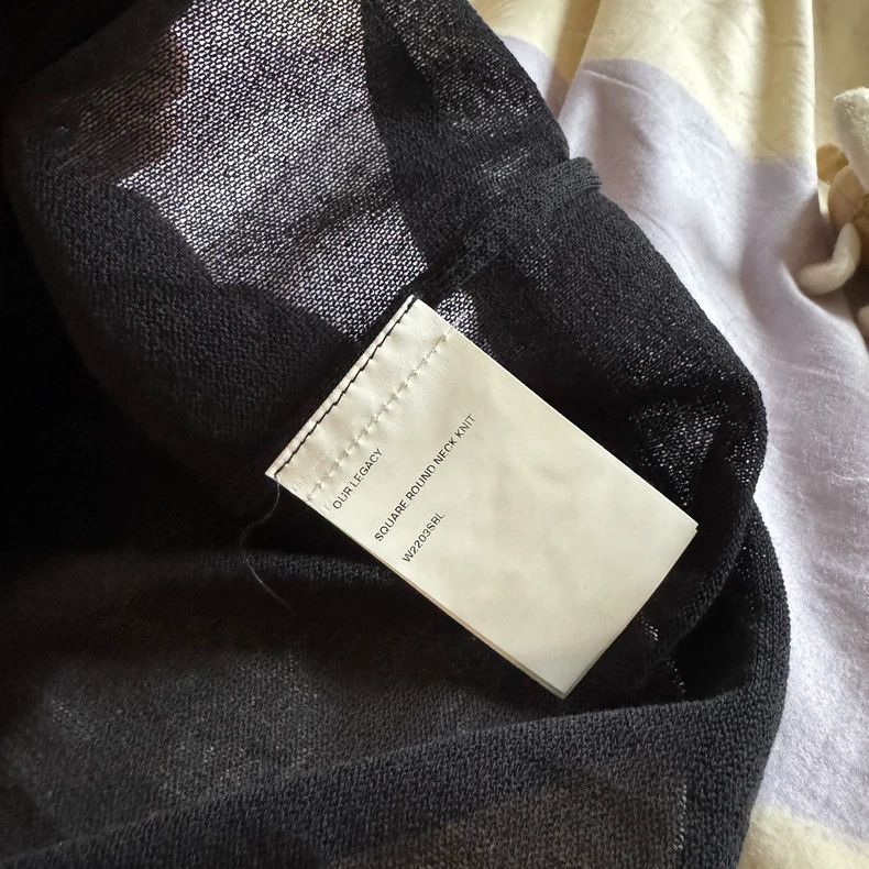 Our Legacy Our Legacy size36 Black short-sleeved T-shirt Size US XXS / EU 40 - 3 Thumbnail