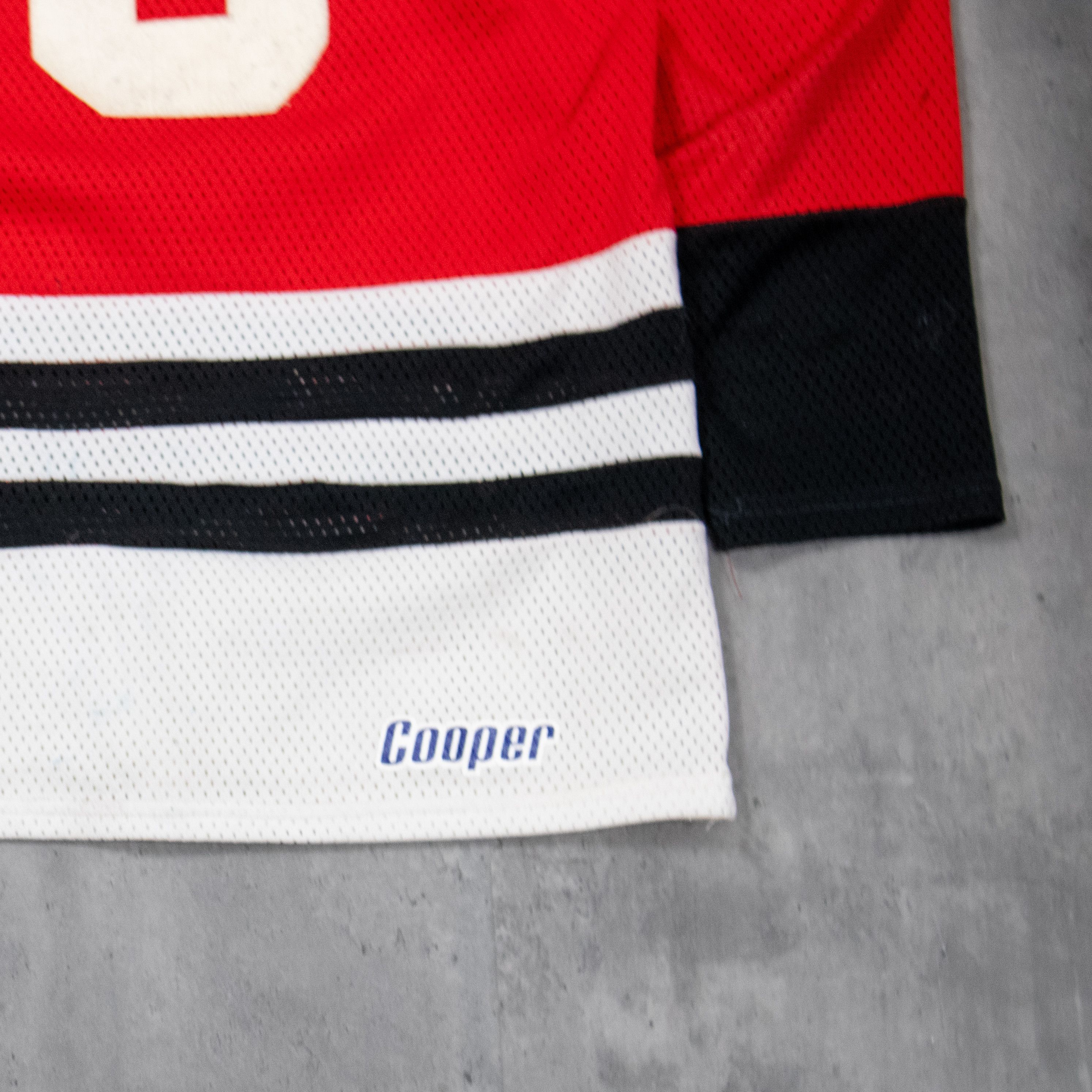 Vintage Vintage 1990's 90's Calgary Gear's Red Oversize Red Jersey Size US XL / EU 56 / 4 - 10 Thumbnail
