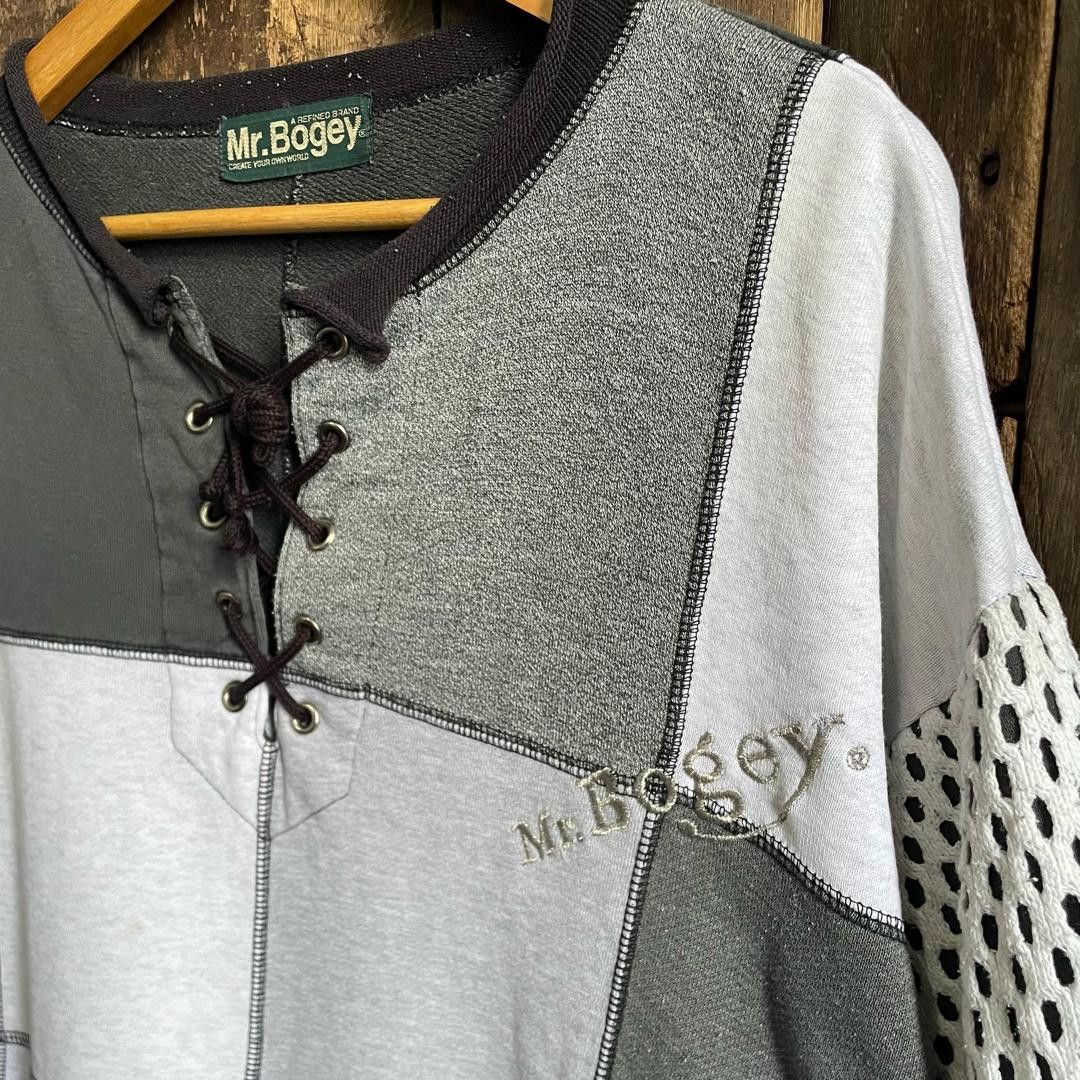 Designer × Japanese Brand Mr. Bogey Long Sleeve Tshirt Size US XL / EU 56 / 4 - 6 Thumbnail