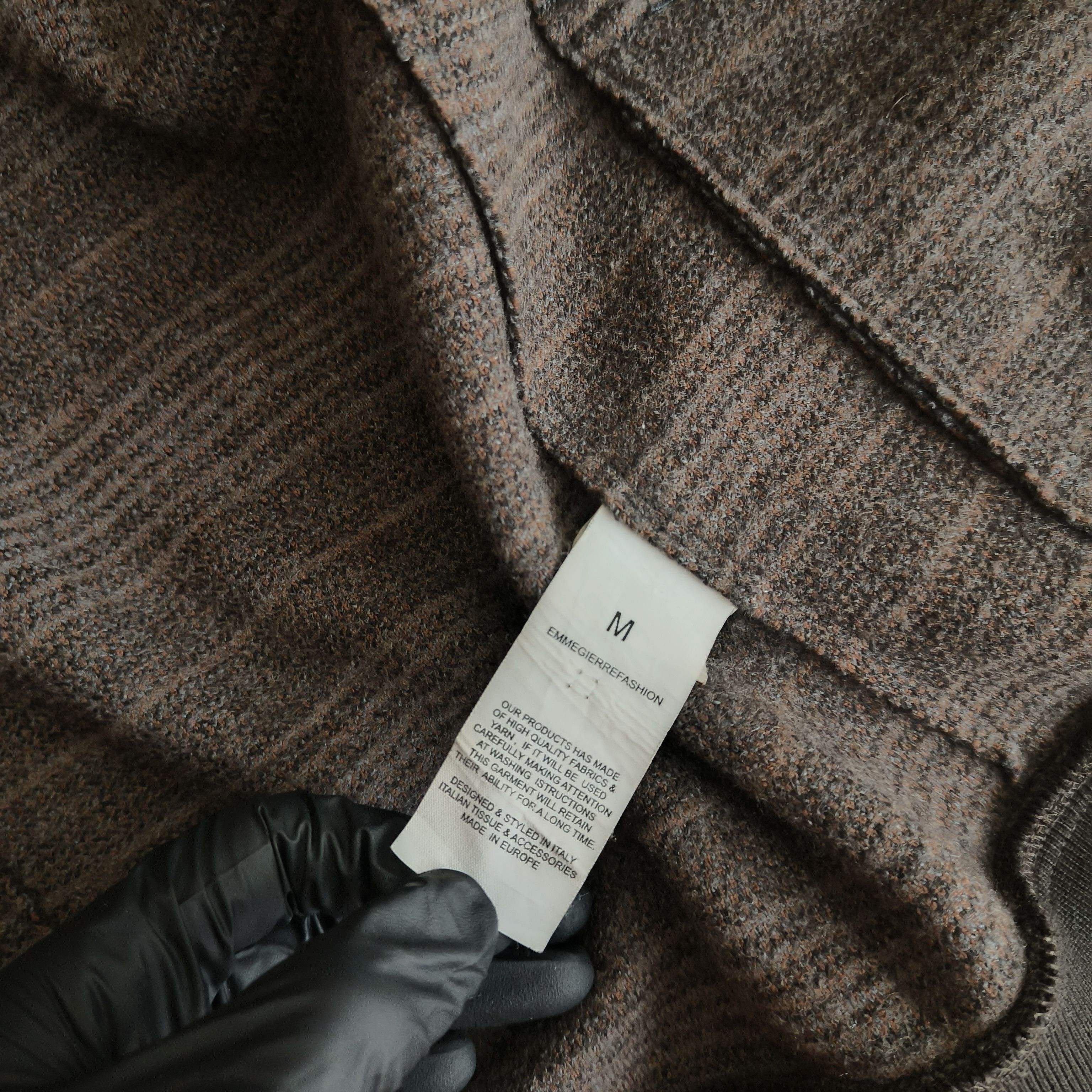 Paolo Pecora Paolo Pecora Checked Virgin Wool Alpaca Duffle Coat Size US S / EU 44-46 / 1 - 4 Thumbnail