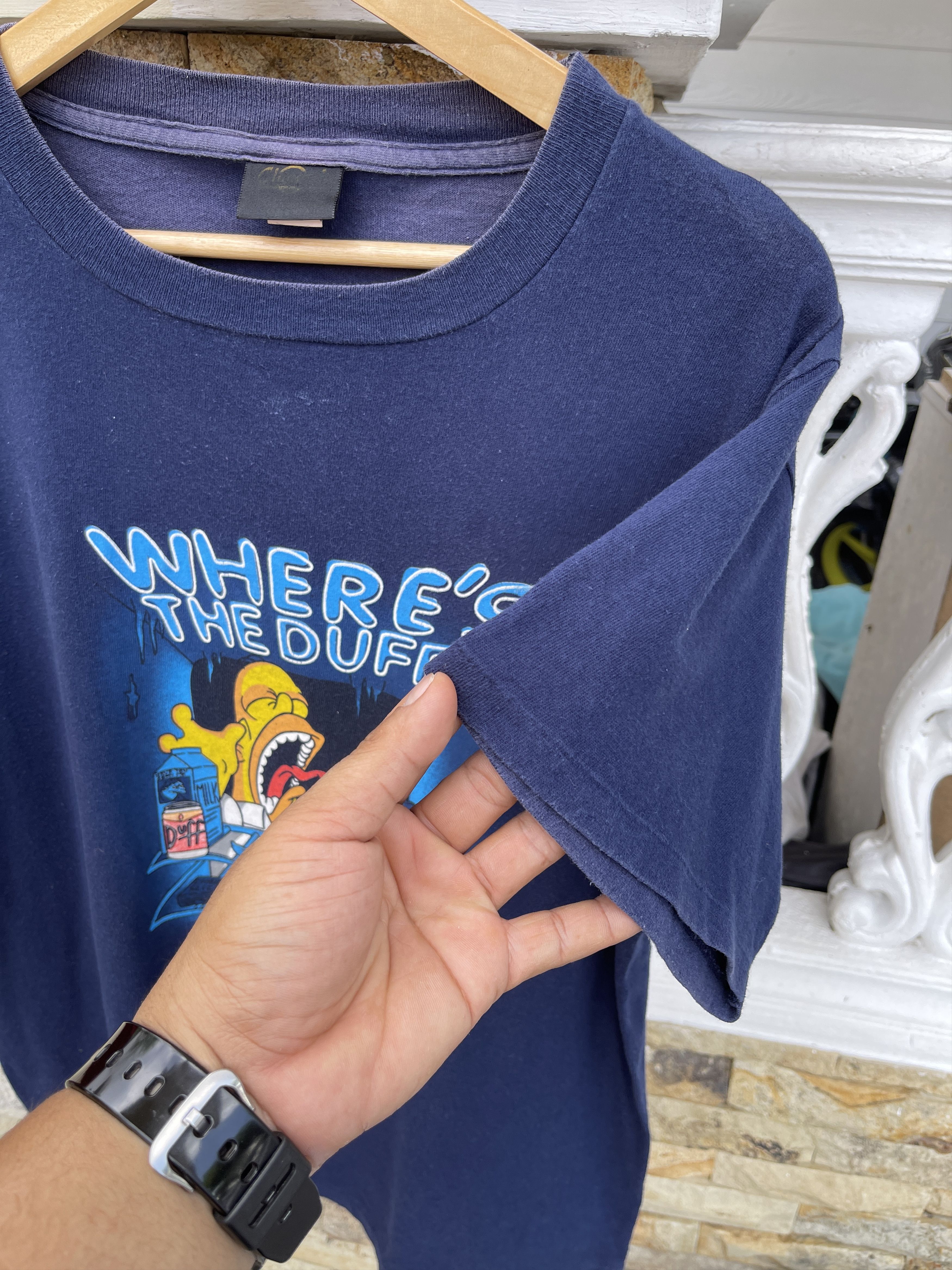 Cartoon Network Rare🔥Vtg90s The Simpson Cartoon Matt Groening Faded Tee Size US M / EU 48-50 / 2 - 8 Thumbnail
