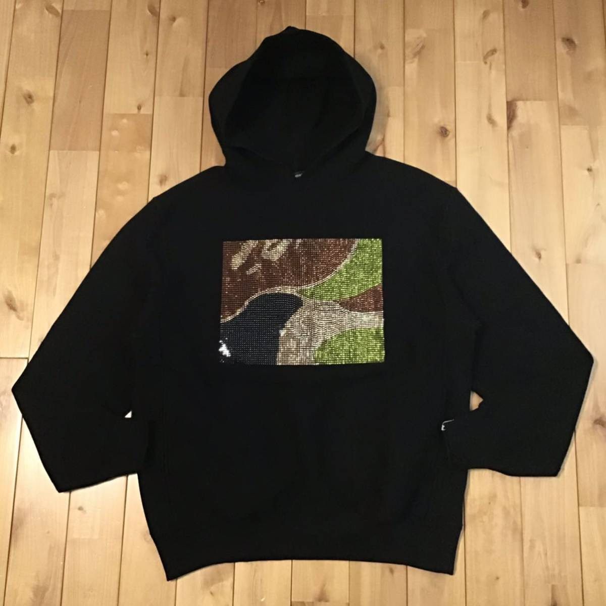 Bape × Nigo × Swarovski 2006 Swarovski BAPE camo pullover hoodie a bathing ape NIGO Size US L / EU 52-54 / 3 - 2 Thumbnail