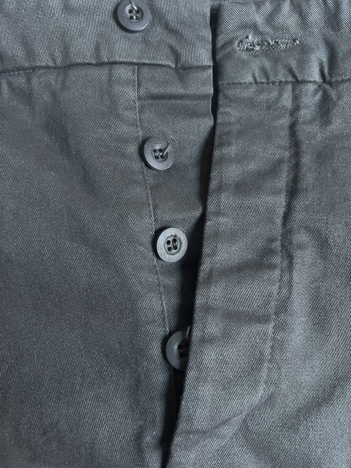 image of Poeme Bohemien Cotton Trousers / Pants Size 48 in Anthracite, Men's