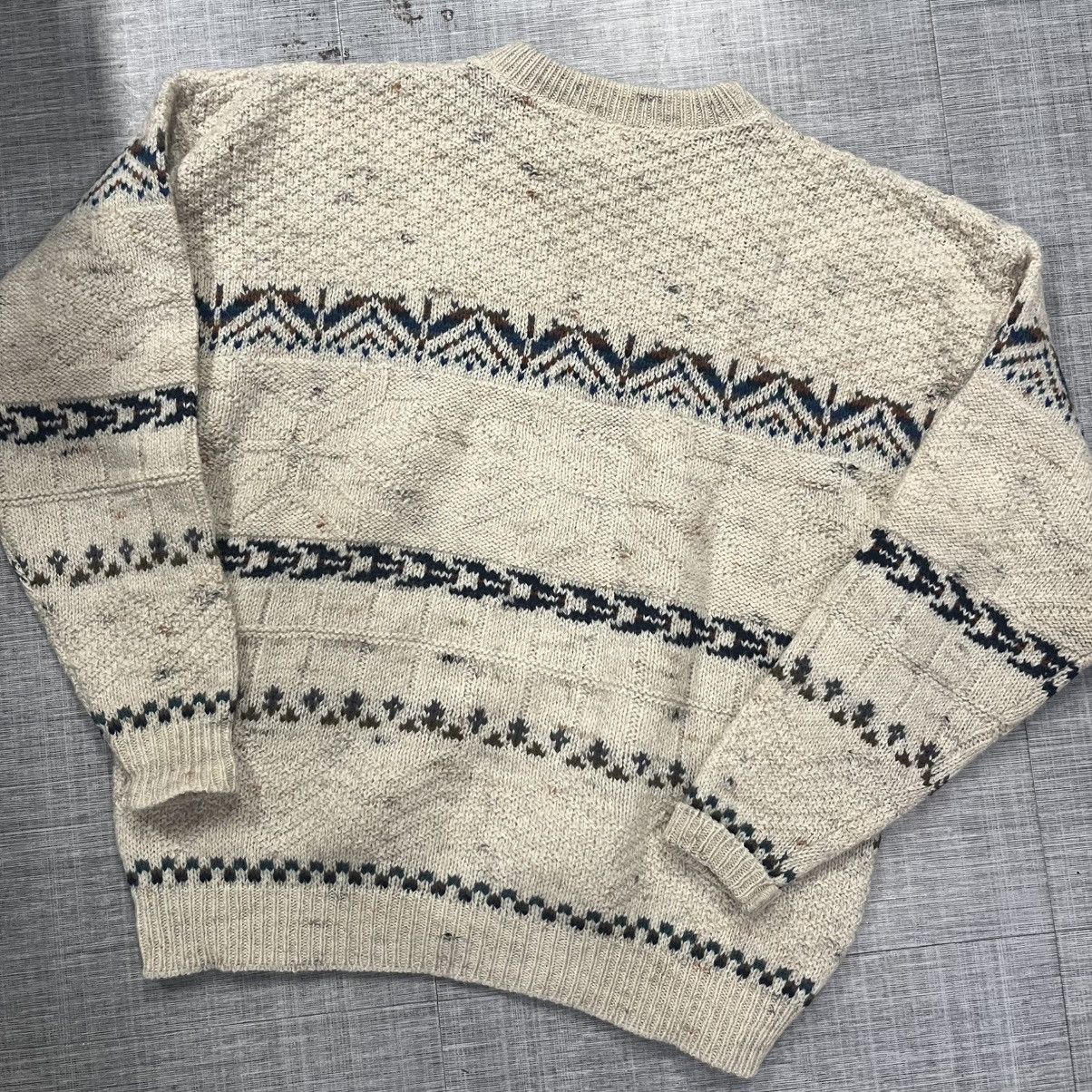 Pendleton × Vintage VTG 90s Pendleton Wool Knit Sweater Size US XL / EU 56 / 4 - 4 Thumbnail