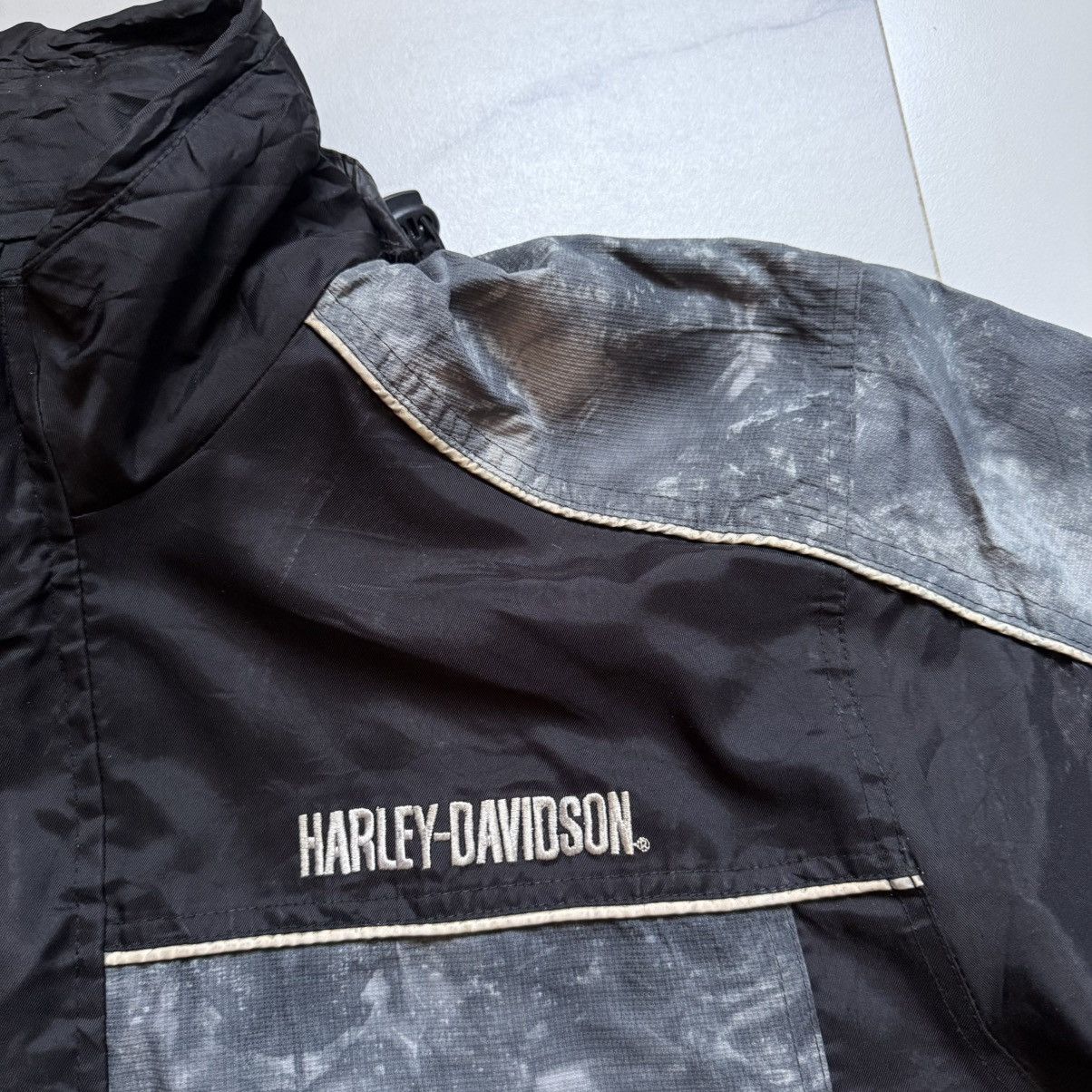 Harley Davidson Vintage Y2K Harley-Davidson Waterproof Jacket Size US L / EU 52-54 / 3 - 6 Thumbnail
