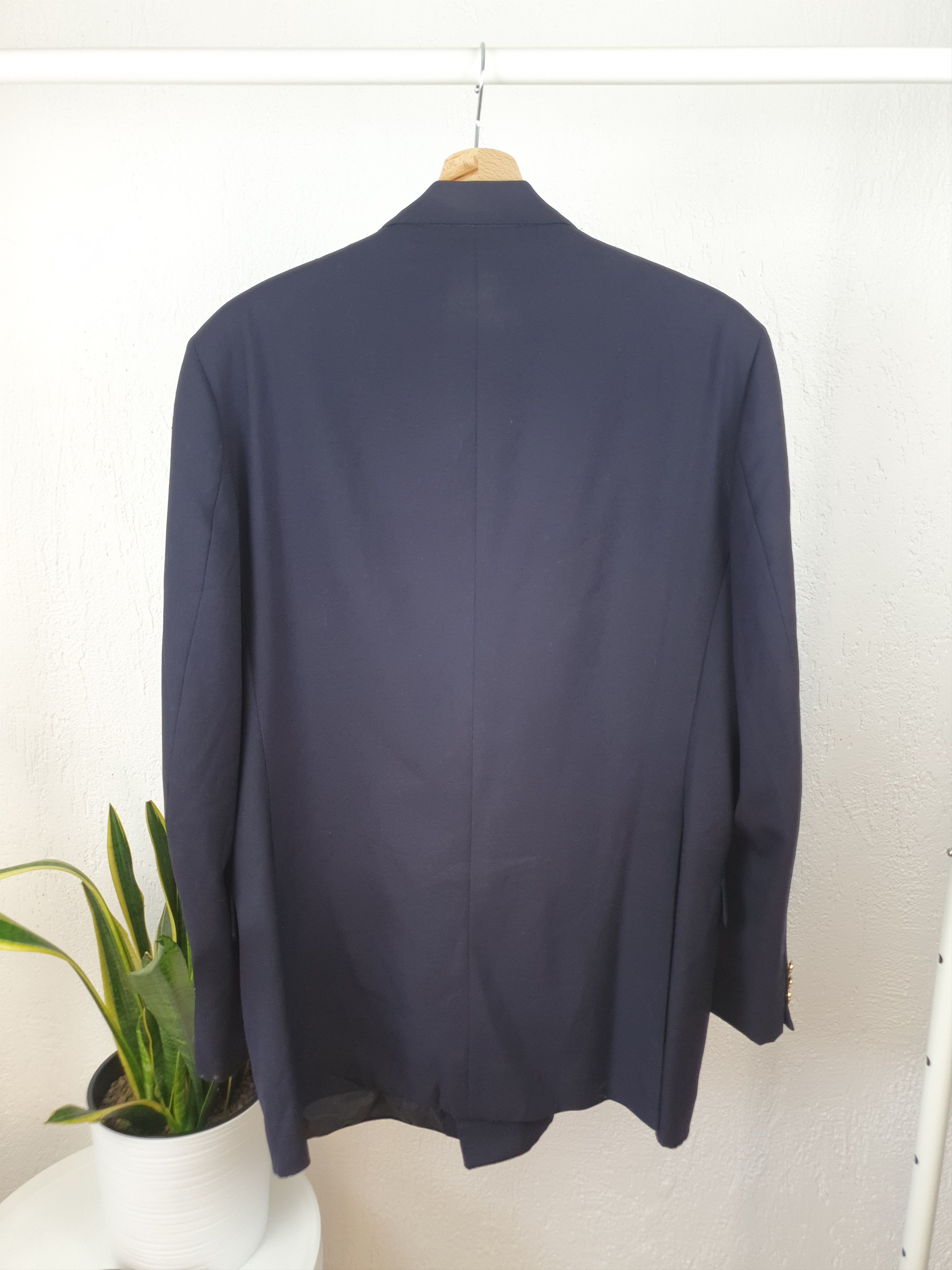 DAKS × Vintage Dark London Wool Jacket Gold Button Blazers Medium Size Size US M / EU 48-50 / 2 - 4 Thumbnail
