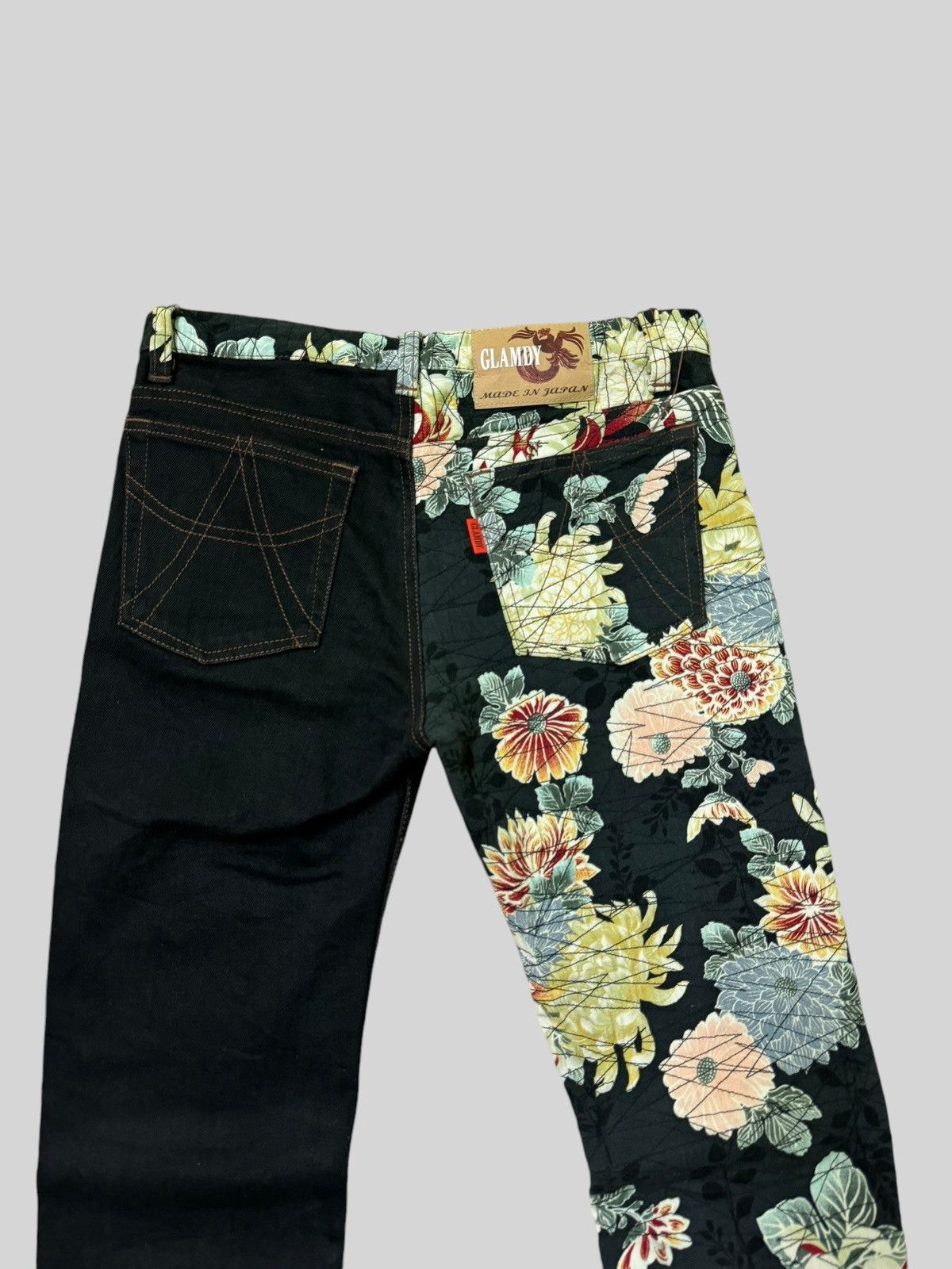 Hysteric Glamour × Japanese Brand Vintage GLAMDY Reconstructed Undercover Style Denim Pant Size US 29 - 8 Thumbnail