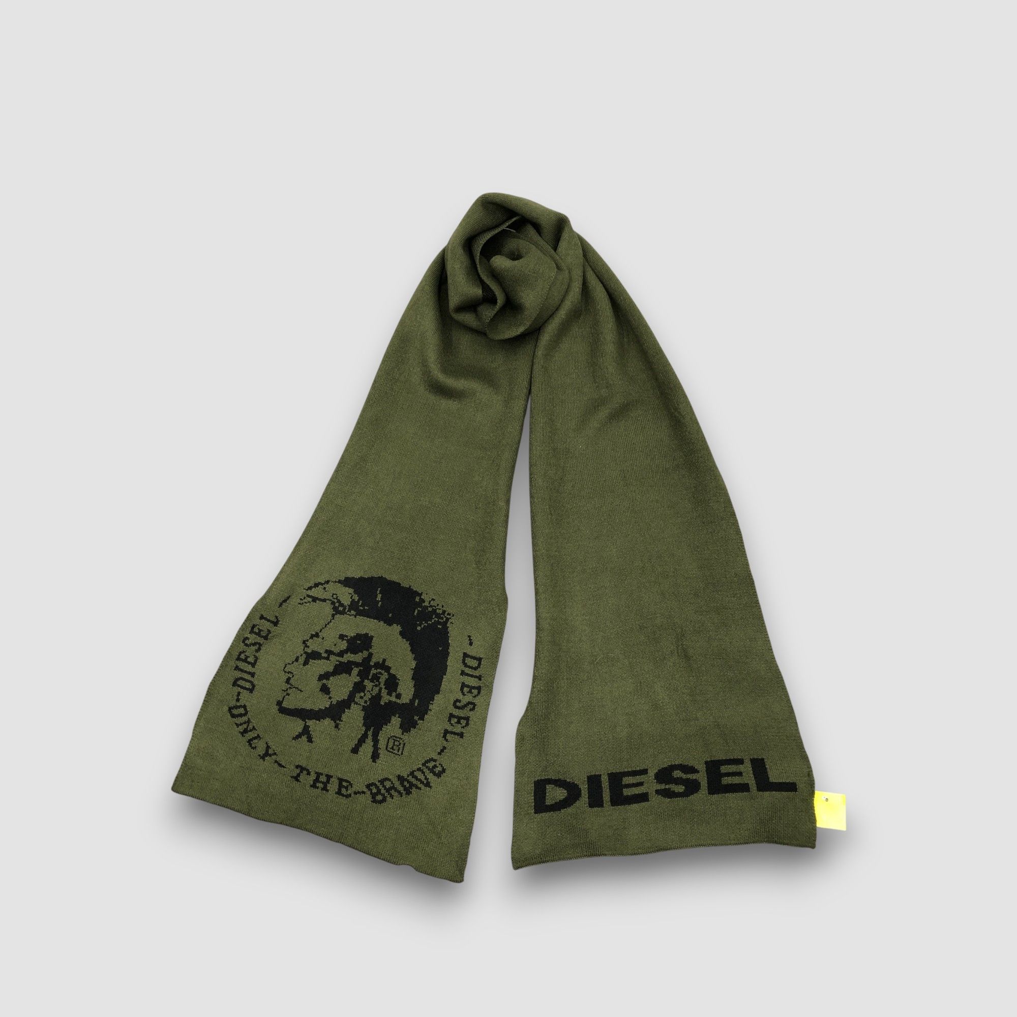Diesel Vintage Diesel Scarf Muffler Punk Wool Knit Neckwear Scarves Size ONE SIZE - 2 Thumbnail