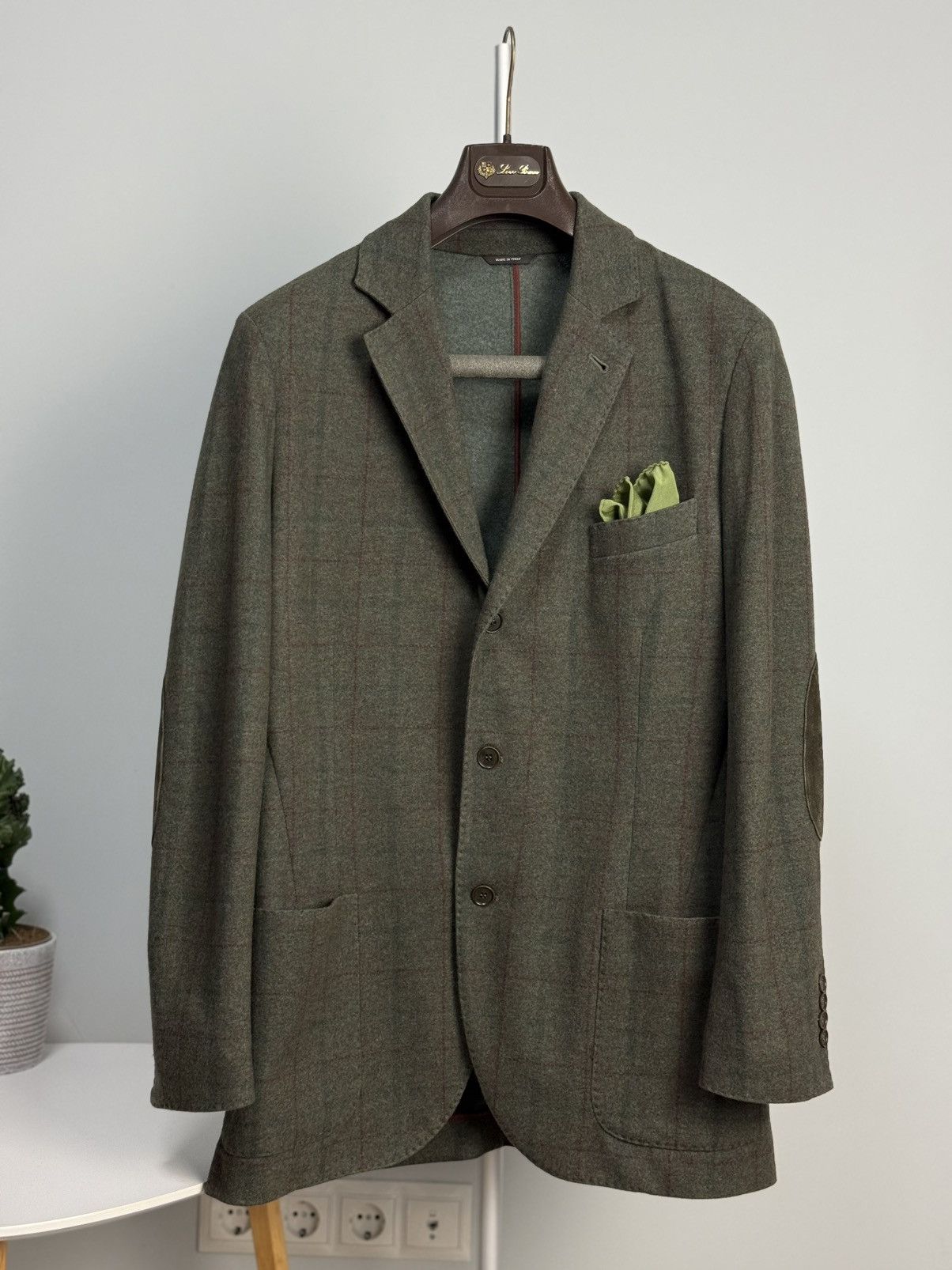 Loro Piana Loro Piana Baby Cashmere Jacket Suede Elbow Patches Voyager Size US L / EU 52-54 / 3 - 3 Thumbnail