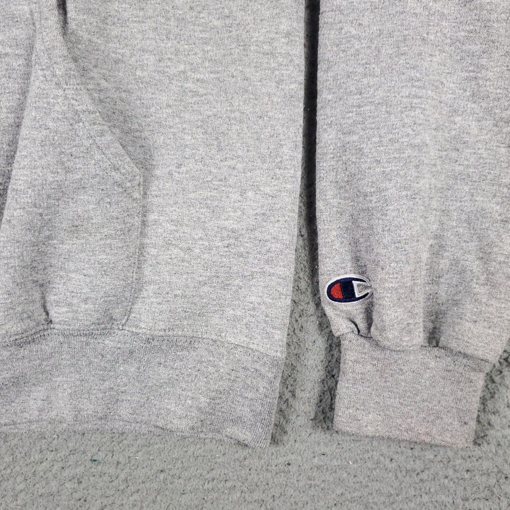 Champion Champion Hoodie Mens Small Gray Pullover Casual Sweatshirt Fleece Long Sleeve Size US S / EU 44-46 / 1 - 4 Thumbnail