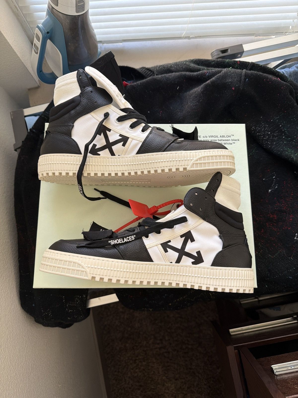 Off-White Off Court Black Size US 11.5 / EU 44-45 - 2 Thumbnail
