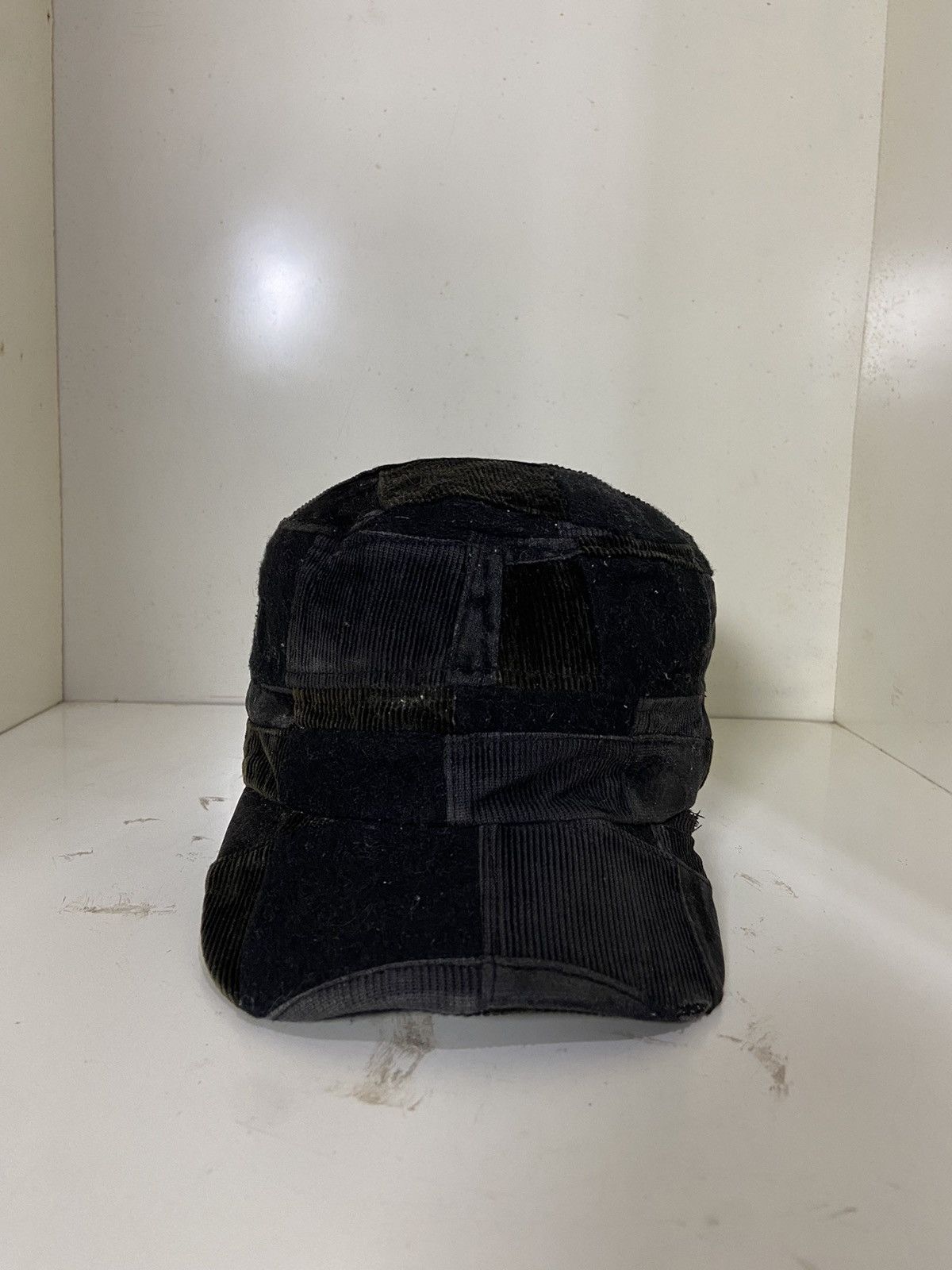 If Six Was Nine 2000s claim corduroy patchwork hat Size ONE SIZE - 4 Thumbnail