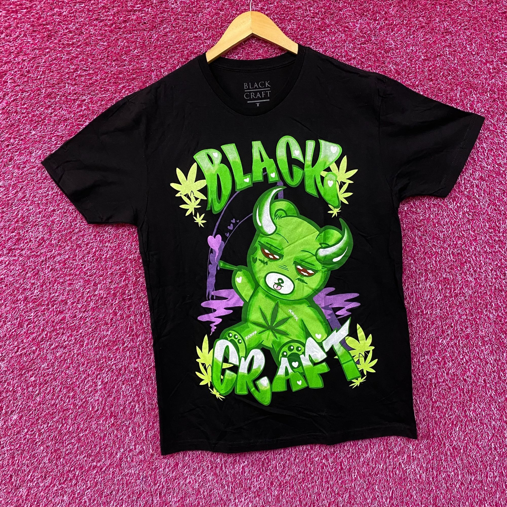 Other Black Craft THC Devilish Teddy Bear Goth Cartoon T-Shirt L Size US L / EU 52-54 / 3 - 3 Thumbnail