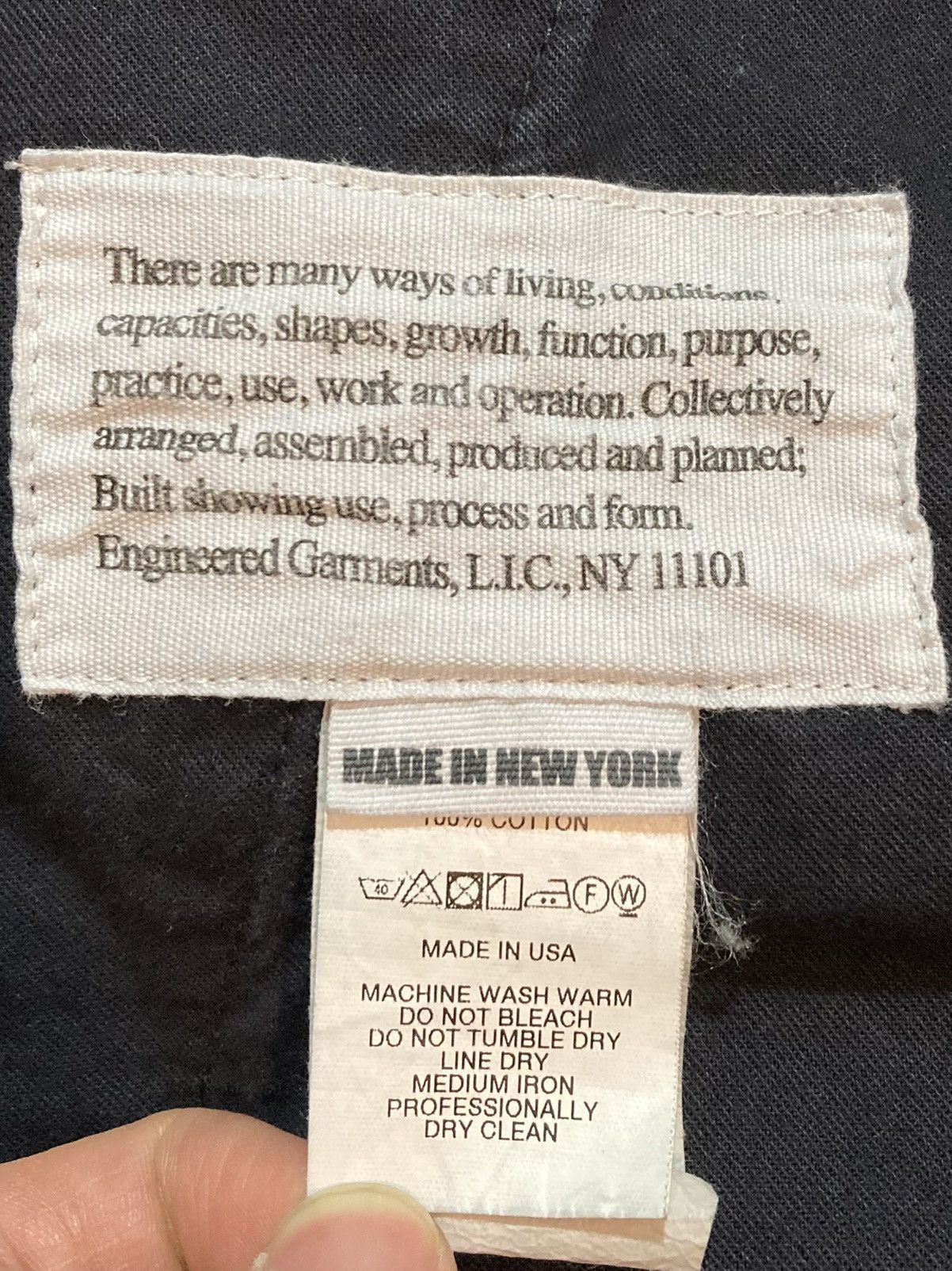 Engineered Garments FA Pant FW20 Black 8W Corduroy Size US 30 / EU 46 - 16 Thumbnail