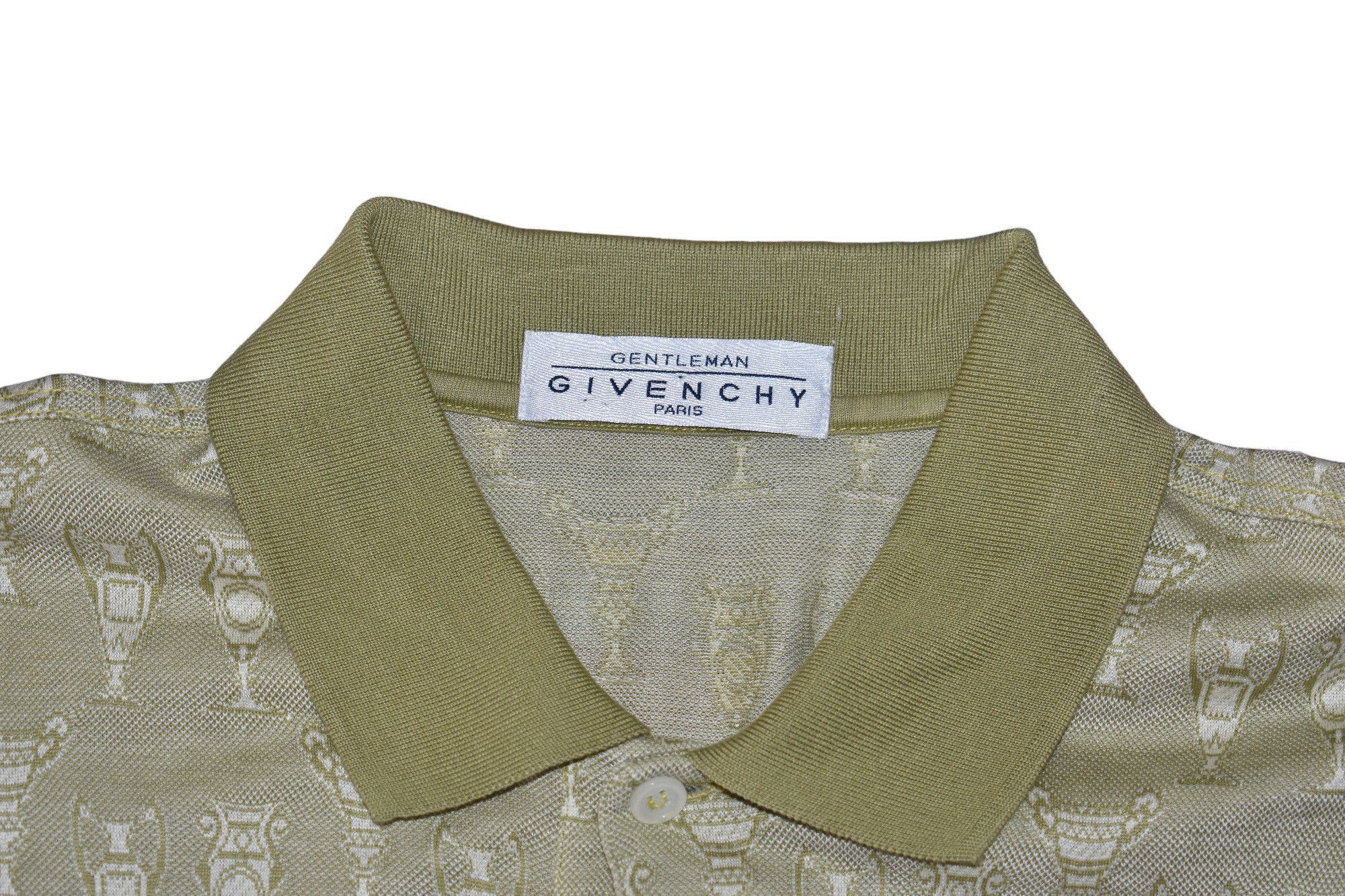 Givenchy Vintage Givenchy Monogram Polo Shirt Size US M / EU 48-50 / 2 - 4 Thumbnail