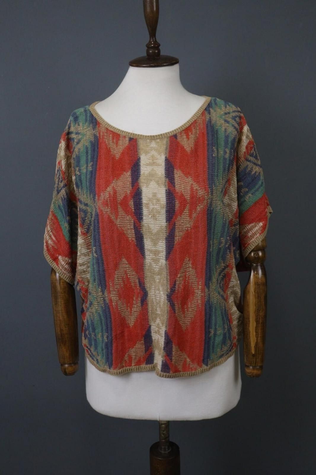 Polo Ralph Lauren Ralph Lauren Multi Geometric Pullover Sweater Size S Size S / US 4 / IT 40 - 1 Thumbnail