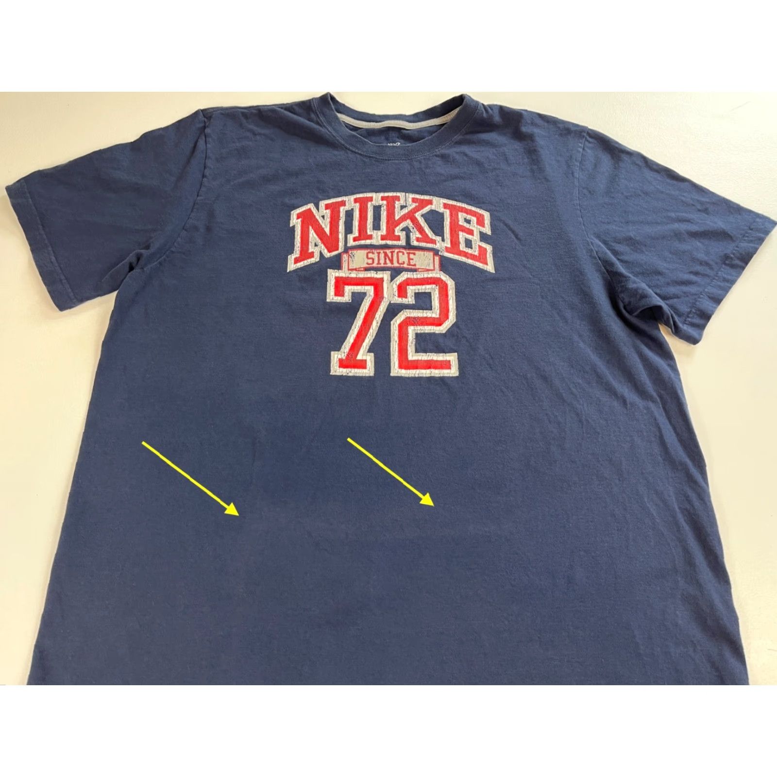 Nike VINTAGE Nike T-Shirt Men’s 2XL Since 72 Crew Neck Short Sleeve Blue 2000s Sports Graphic Mar/Converse? Size US XXL / EU 58 / 5 - 5 Thumbnail