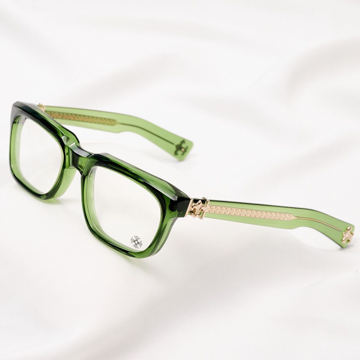 Chrome Hearts CHROME HEARTS SEE YOU IN TEA DARK OLIVE GLASSES Size ONE SIZE - 2 Thumbnail