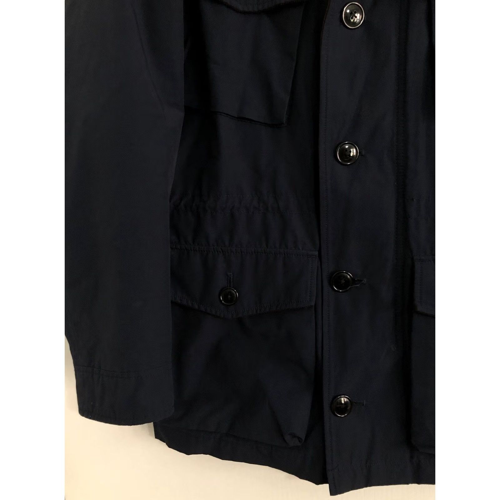 J.Crew Wallace & Barnes Jacket Mens Small Navy Parka Hooded Insulated Zip Button Coat Casual Travel Size US S / EU 44-46 / 1 - 3 Thumbnail