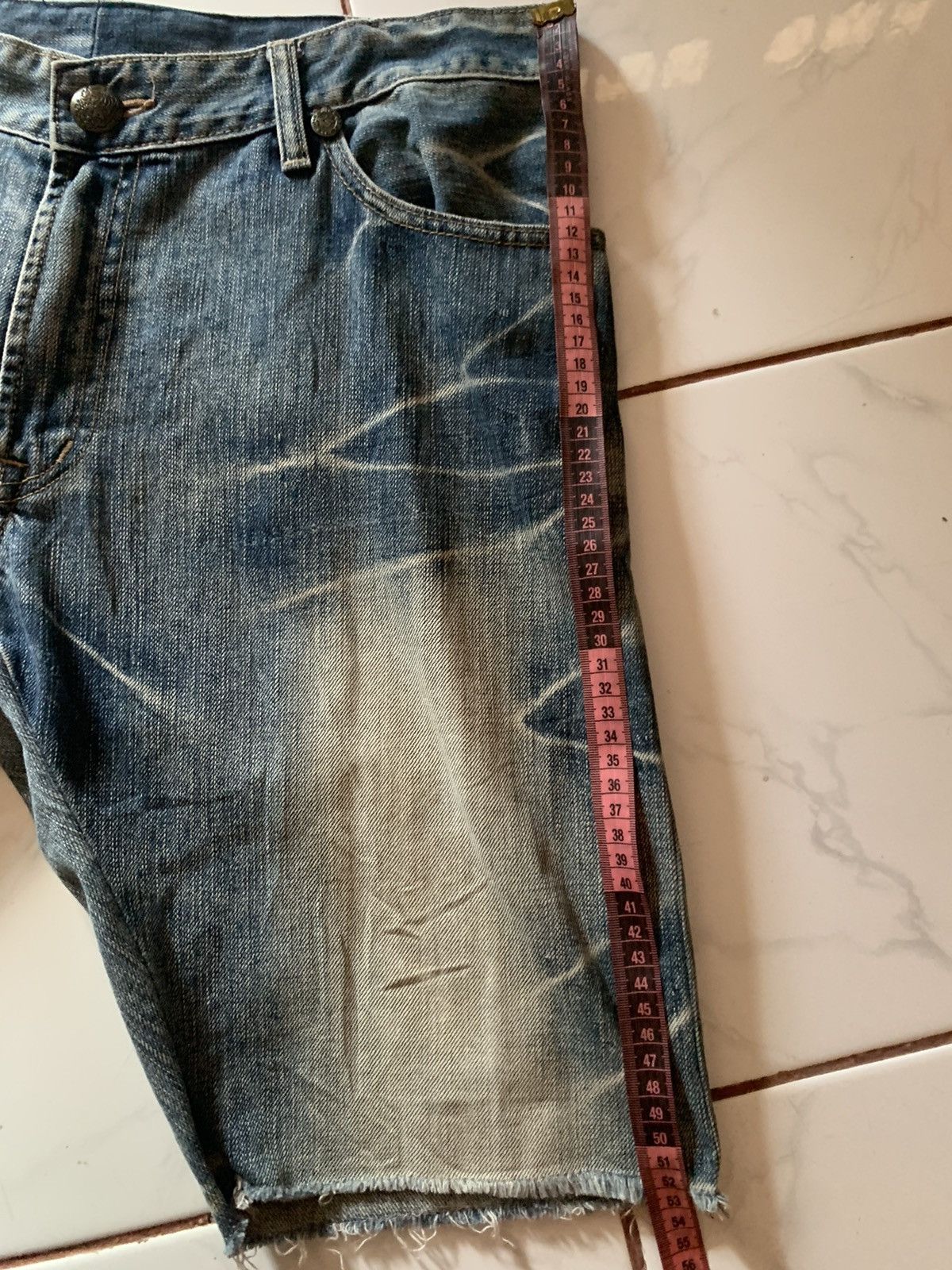 Japanese Brand × Vintage Japanese brand denim Jeans Jizo Nippon Blue Bosatsu Size US 32 / EU 48 - 9 Thumbnail