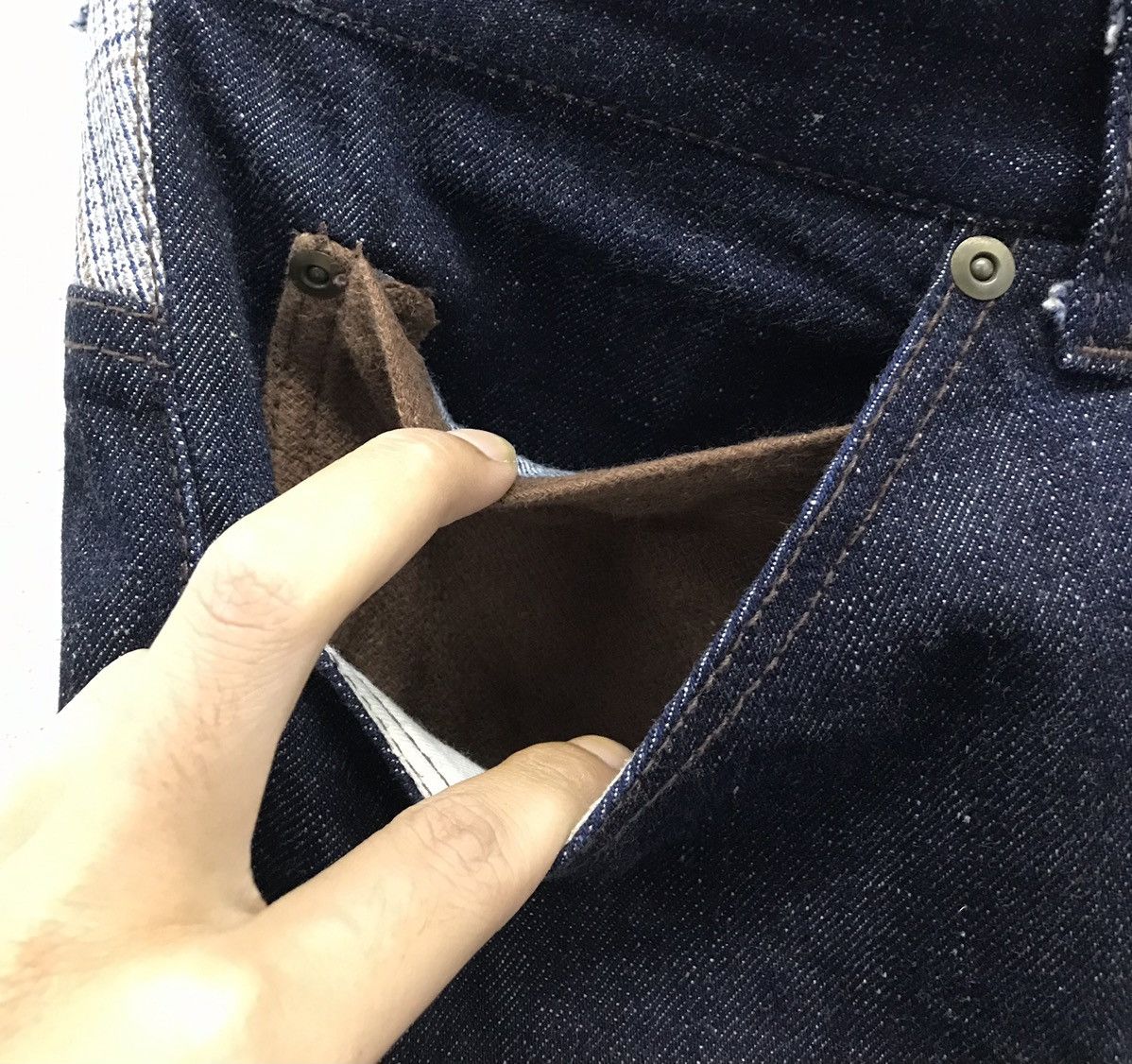 Japanese Brand × Vintage Vintage Monitorrgdw Authentic Denime Pants Size US 33 - 6 Thumbnail