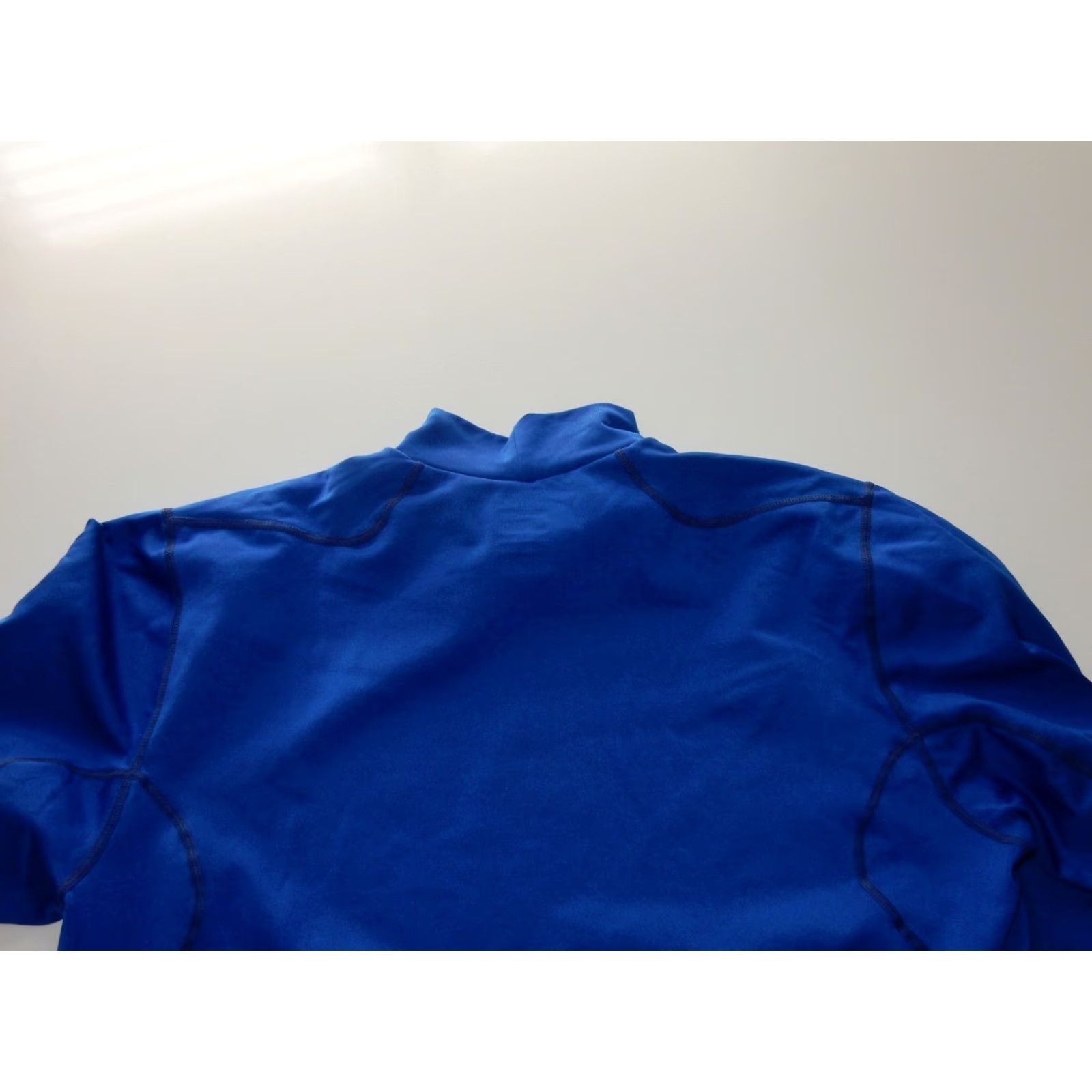 Nike Nike Men's Mock Neck Sweater Size L Pullover Sweatshirt Blue Solid Slim Pro Regular Knit Pullover Mens Size US L / EU 52-54 / 3 - 4 Thumbnail