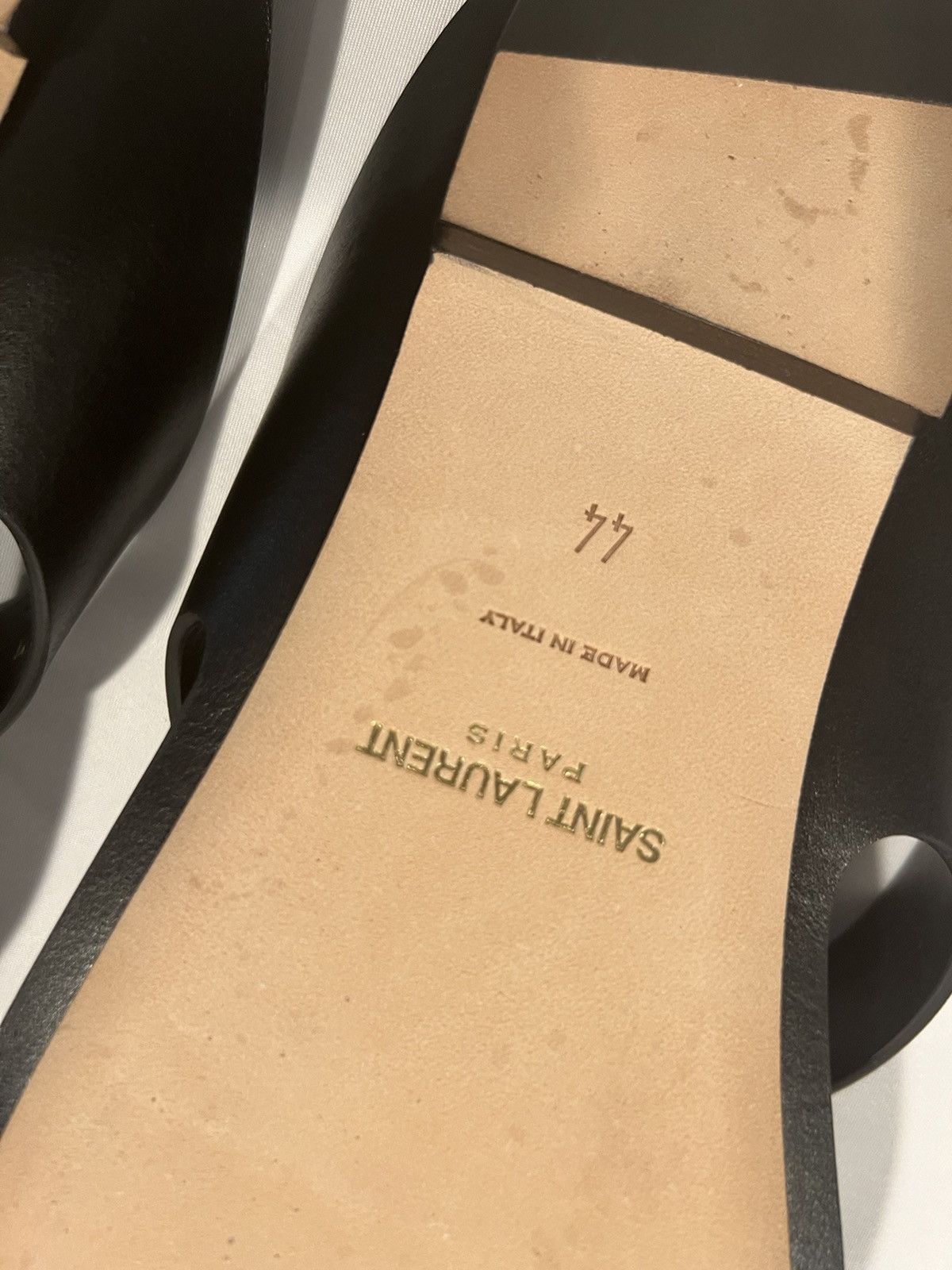 Saint Laurent Paris Saint Laurent men’s slides. 44/11. $890 Size US 11 / EU 44 - 8 Thumbnail