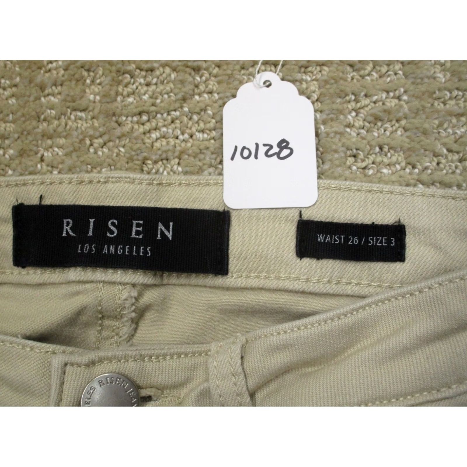 Vintage Risen Jeans Women 26 Brown High Rise Straight Cropped Denim Pants Size 26" / US 2 / IT 38 - 8 Thumbnail